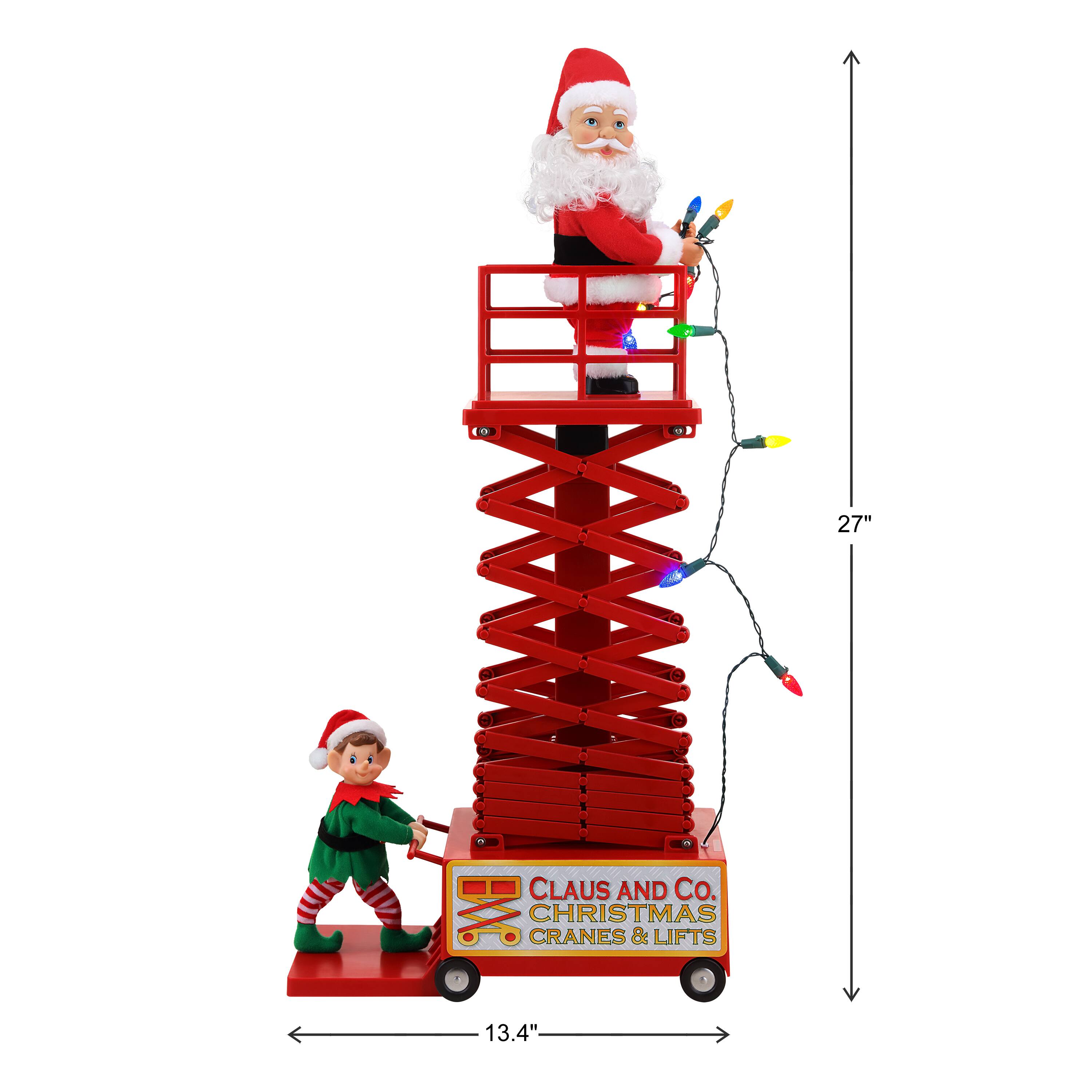 4ft. Animated &#x26; Musical Santa&#x27;s Lift