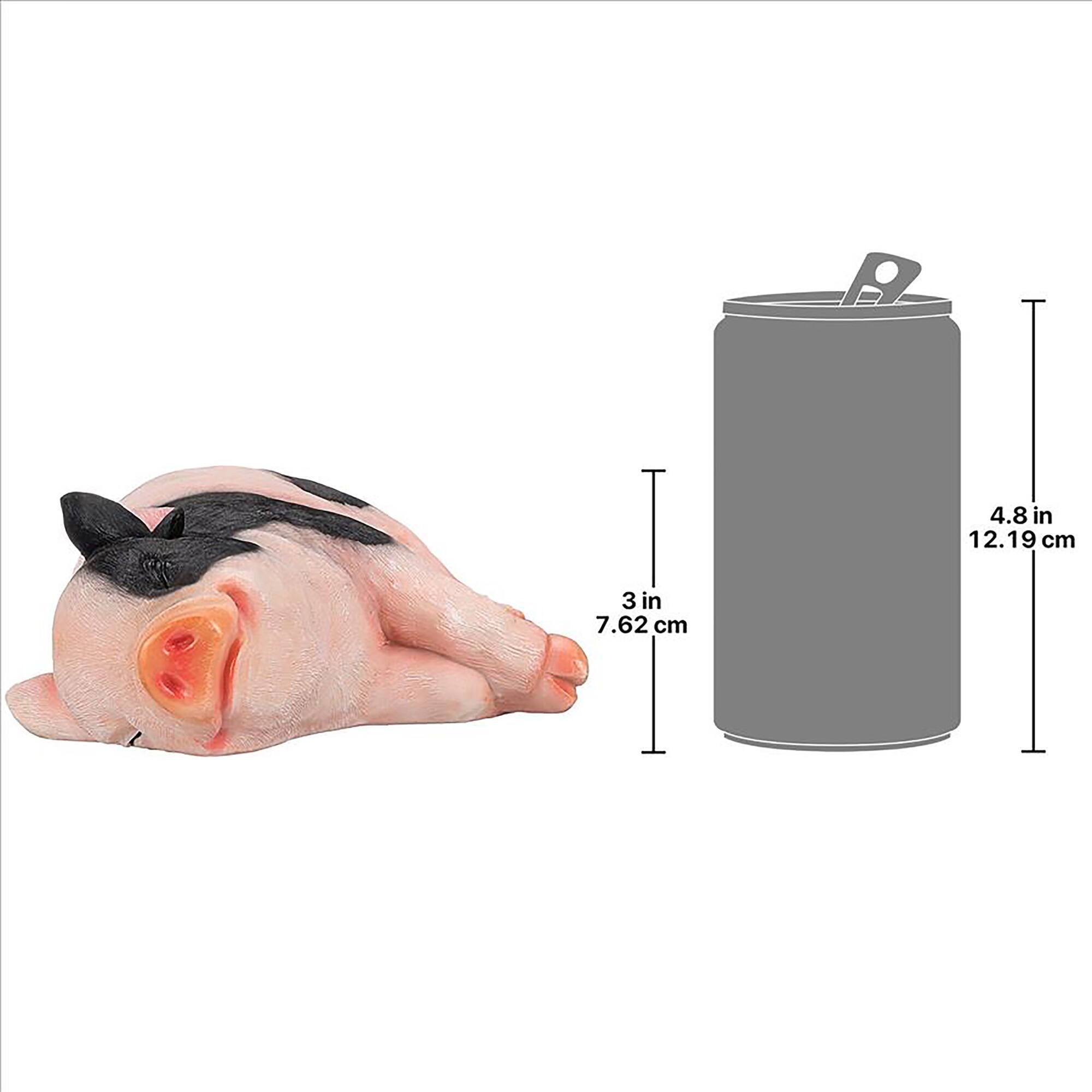 Design Toscano 12&#x22; Sleeping Pig Statue