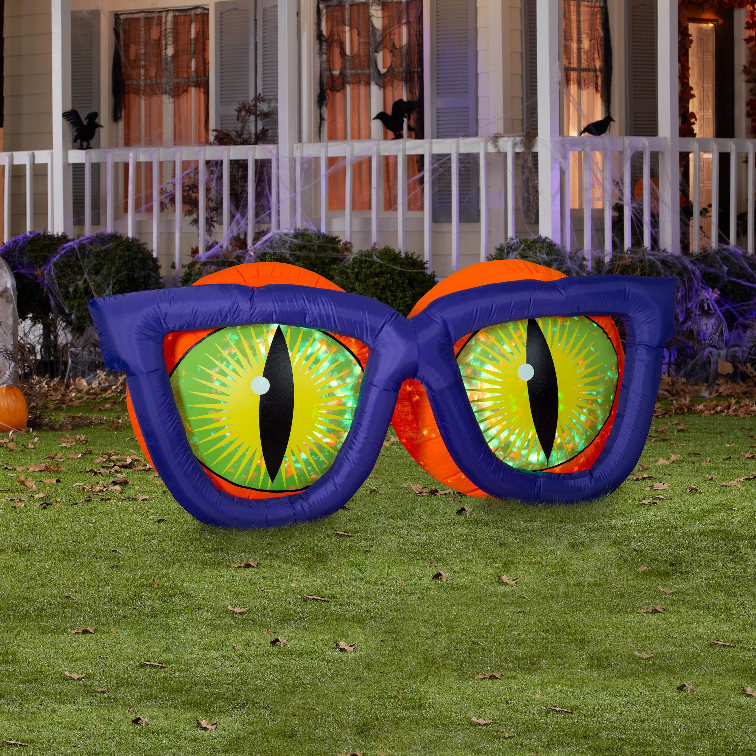 4ft. Airblown&#xAE; Inflatable Projection Kaleidoscope Evil Eyes