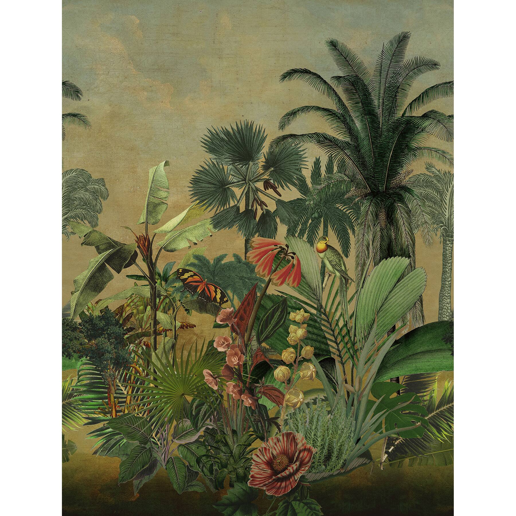Mr. Kate Hilo Tropical Island Tapestry Peel & Stick Mural