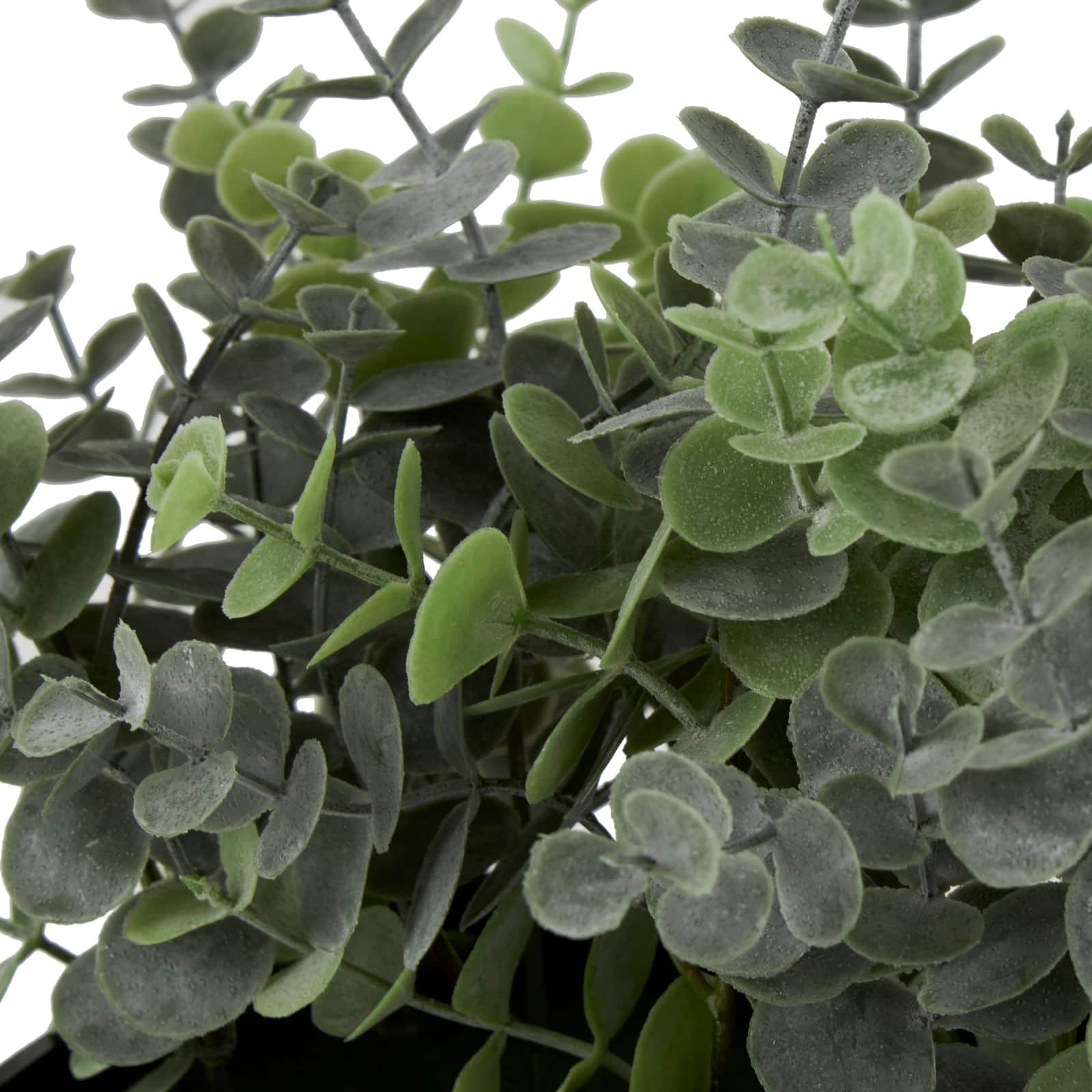 12" Green Foliage Artificial Plant with Black Pot