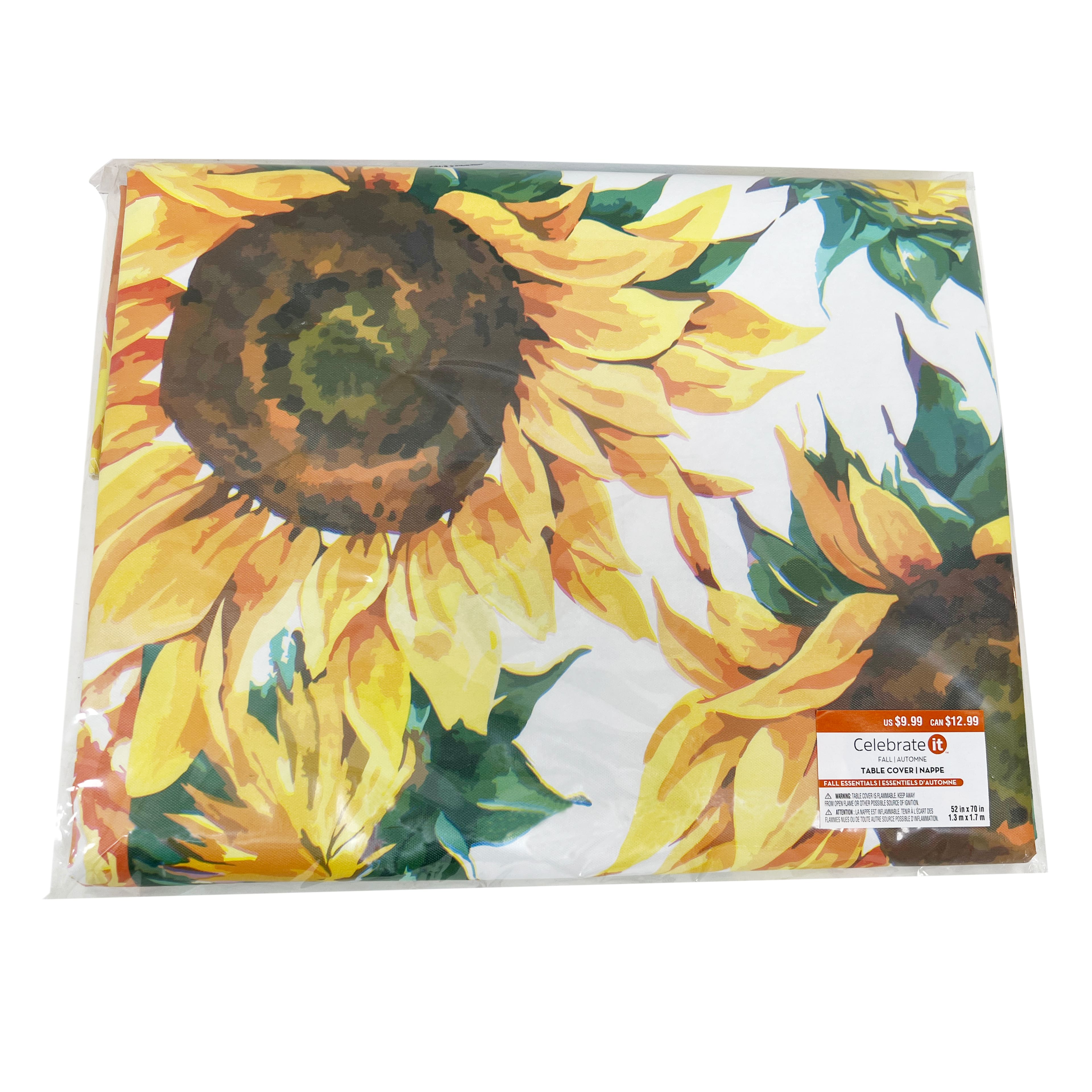 70&#x22; Sunflower Table Cover by Celebrate It&#x2122;