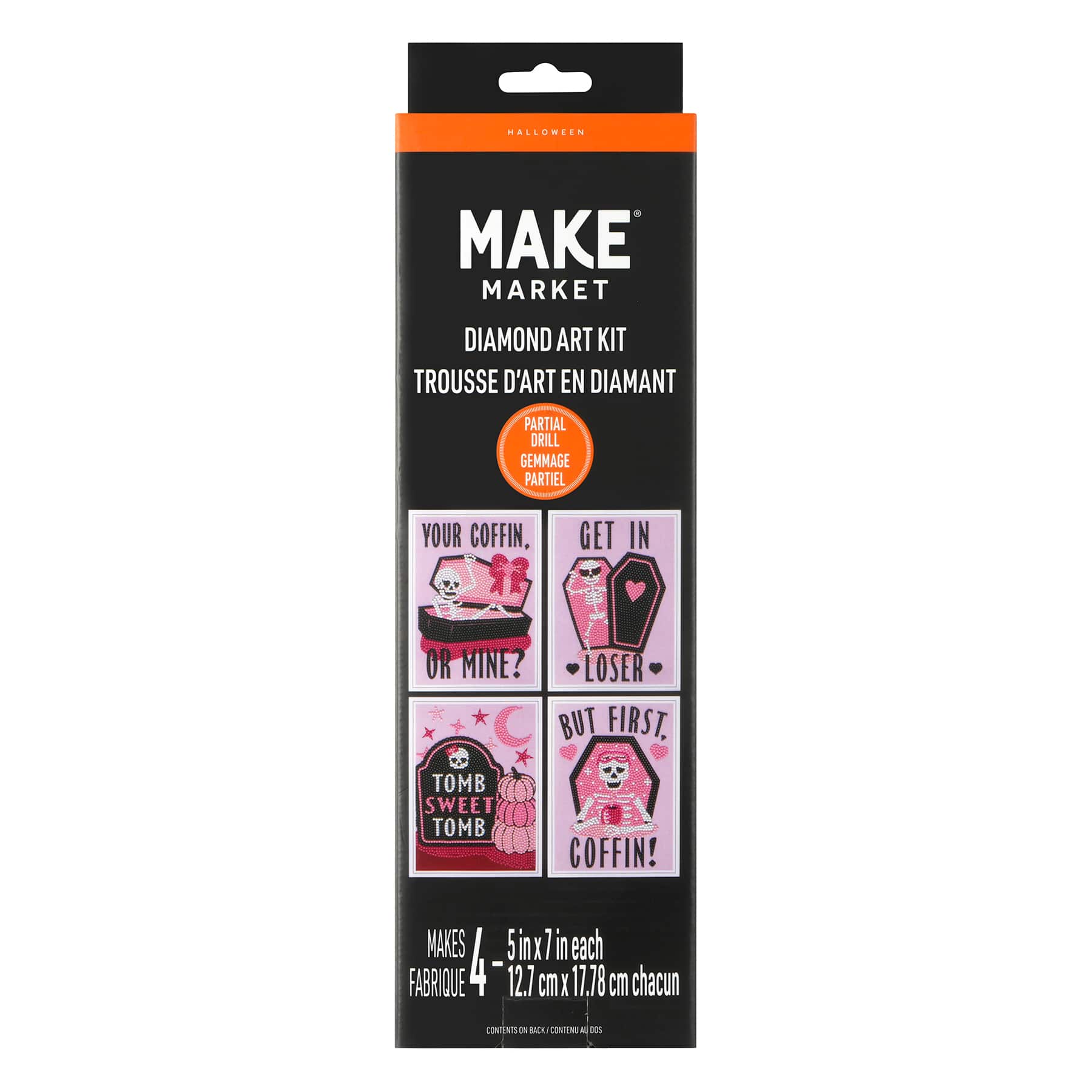 5" x 7" Ghoul Friends Diamond Art Kit by Make Market®