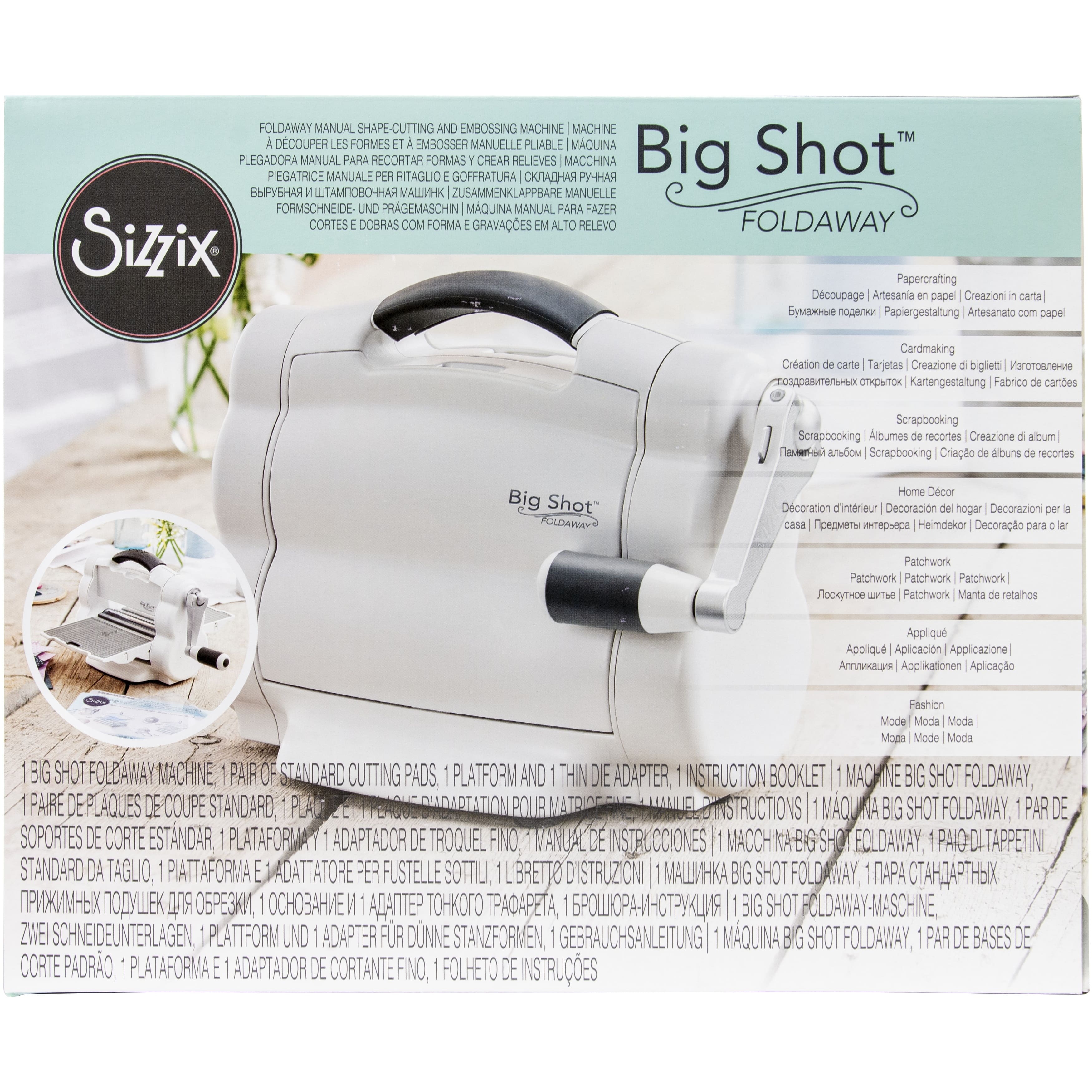 Sizzix Big Shot Pro Machine Only (White & Gray) w/Standard Accessories