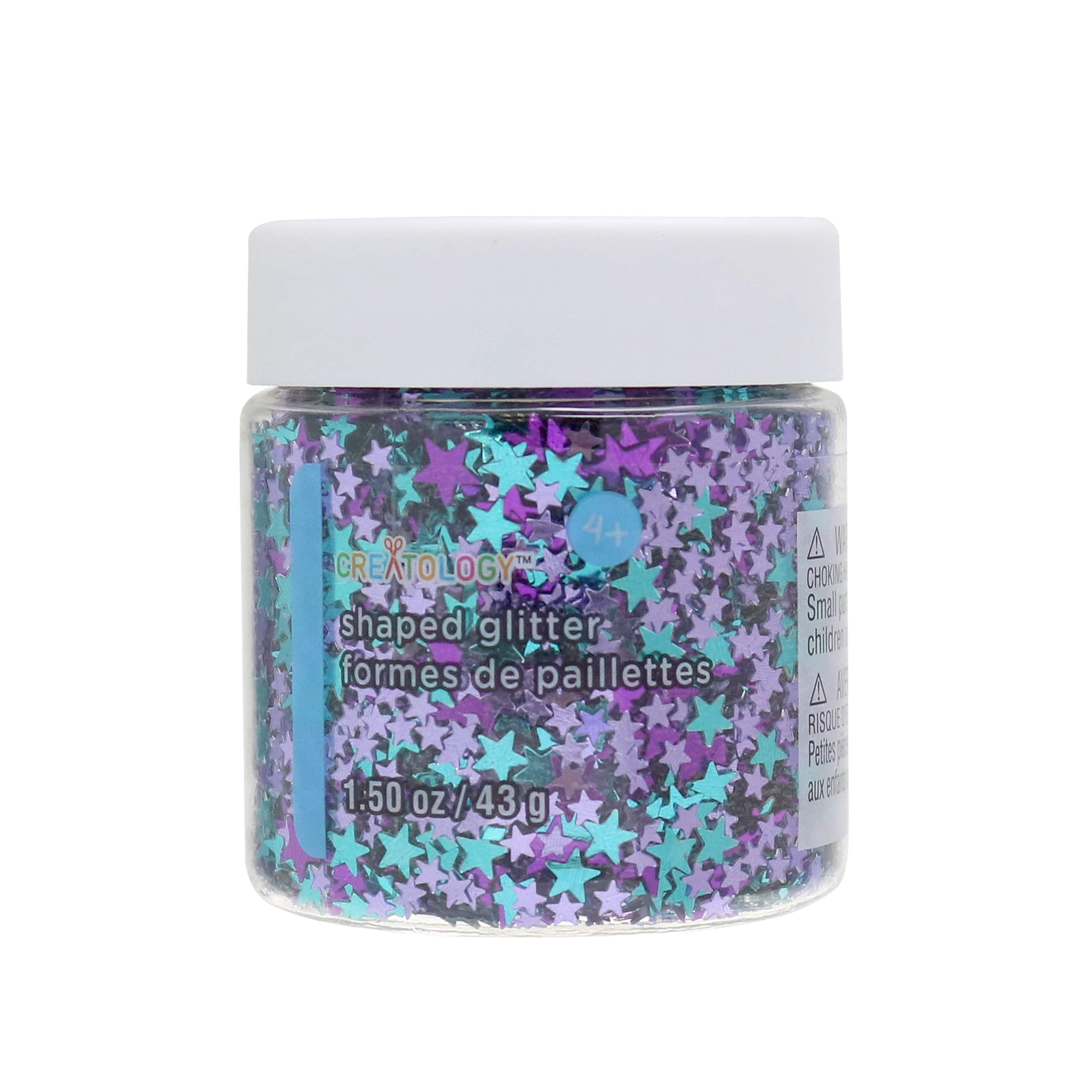 12 Pack: Star Shaped Glitter by Creatology™