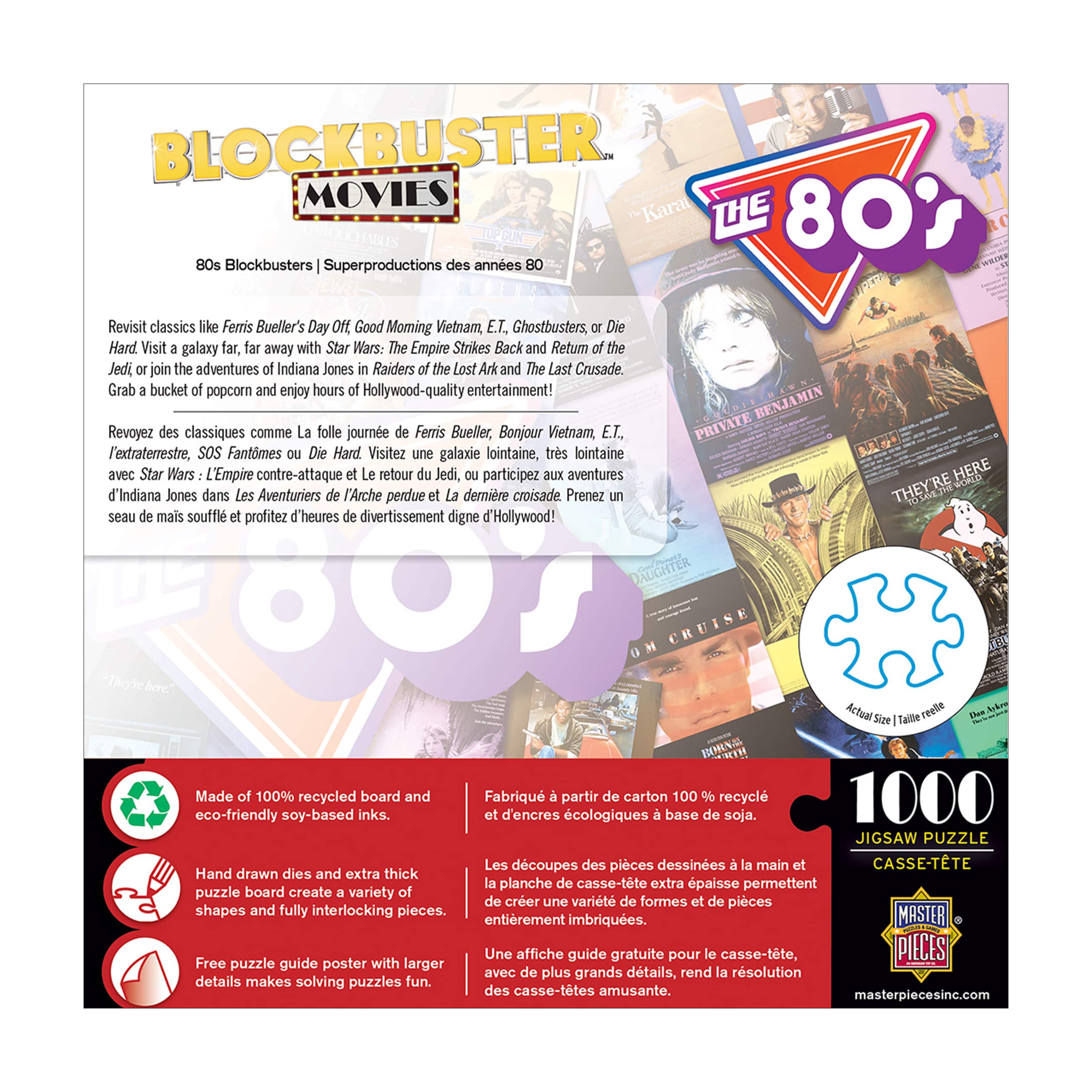 Blockbuster Movies - 80s Blockbusters: 1000 Pcs