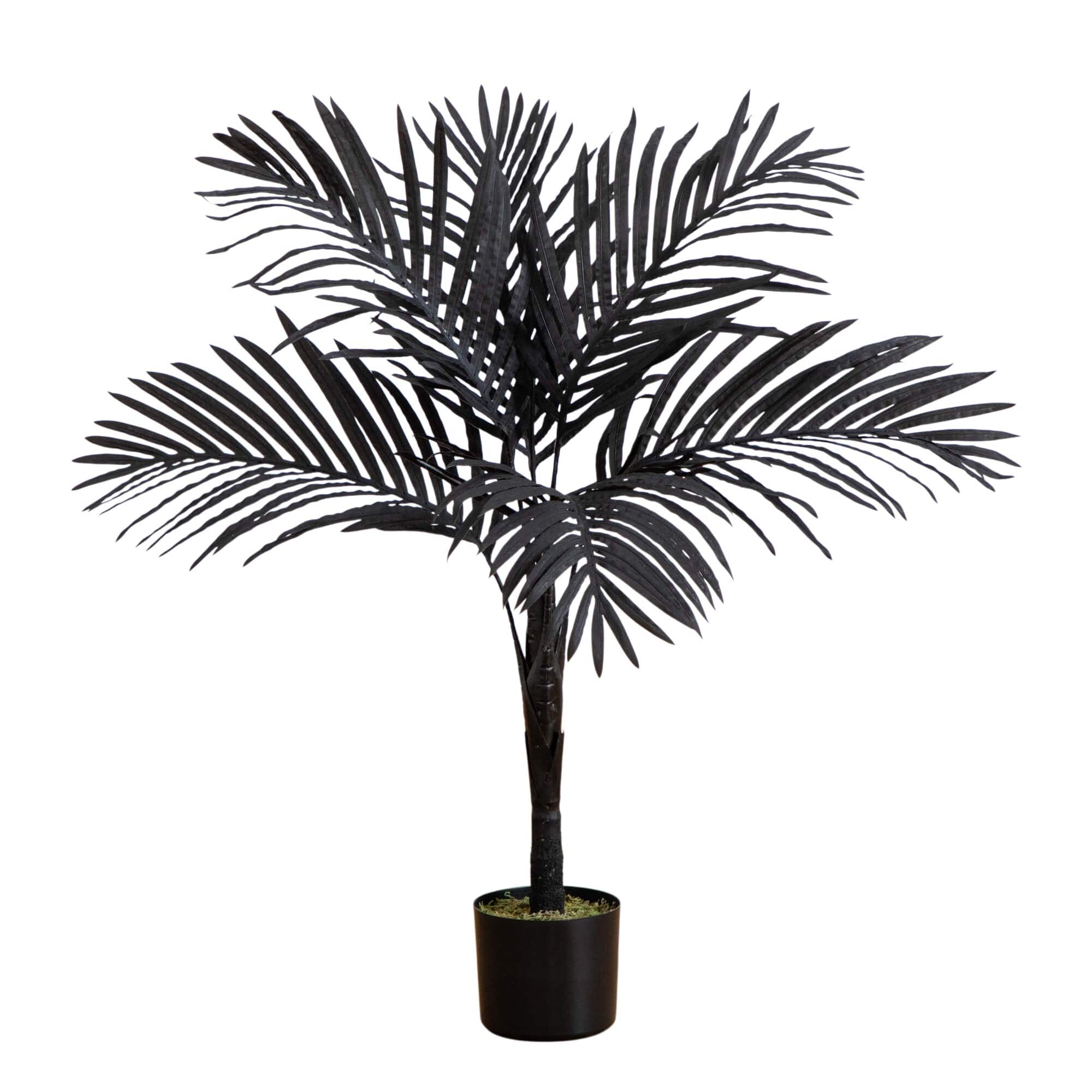 3ft. Artificial Halloween Black Golden Cane Tree