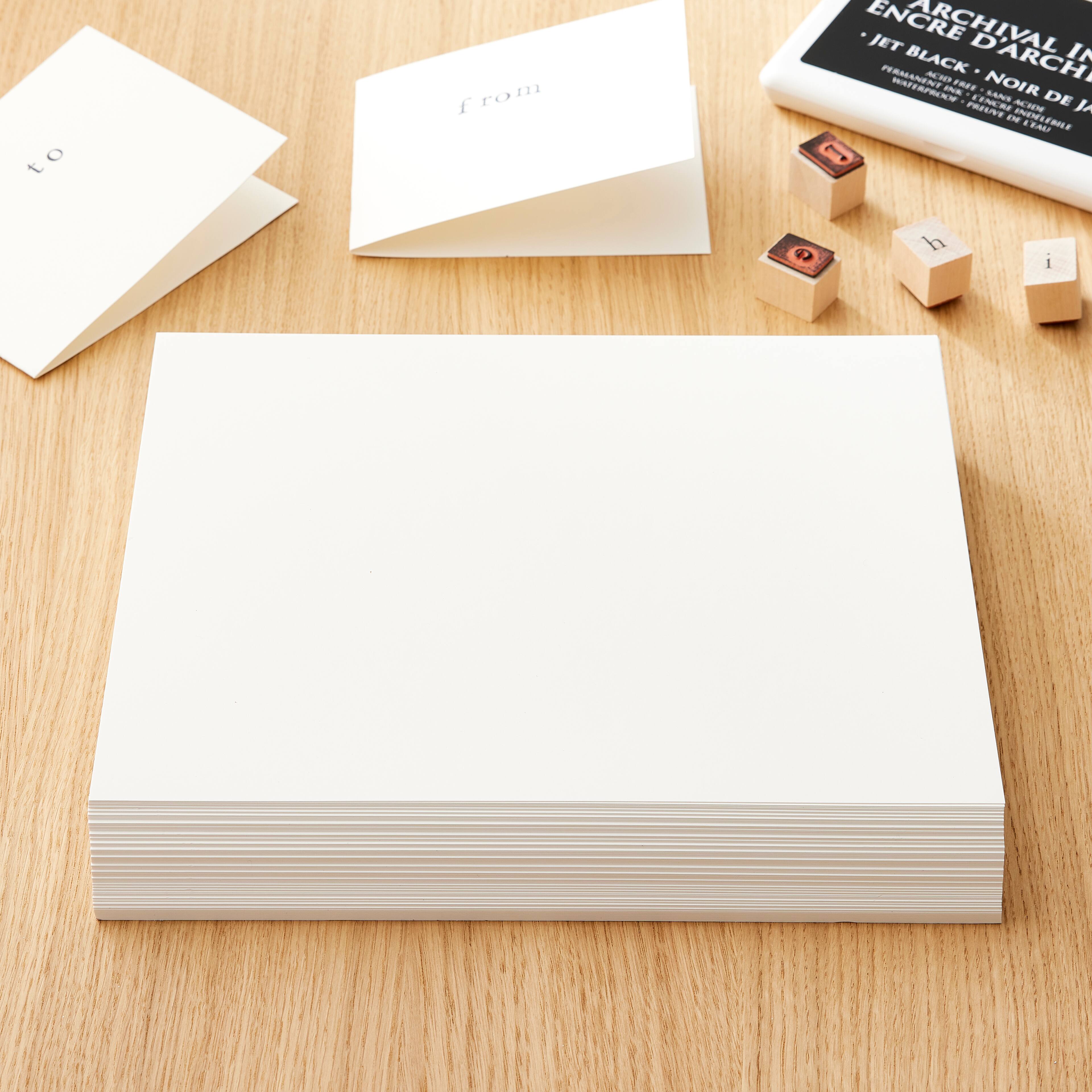 Recollections Kraft Cardstock Paper - 50 Sheets, 8.5x11 Inches, 65lb Weight For Crafts & Scrapbooking