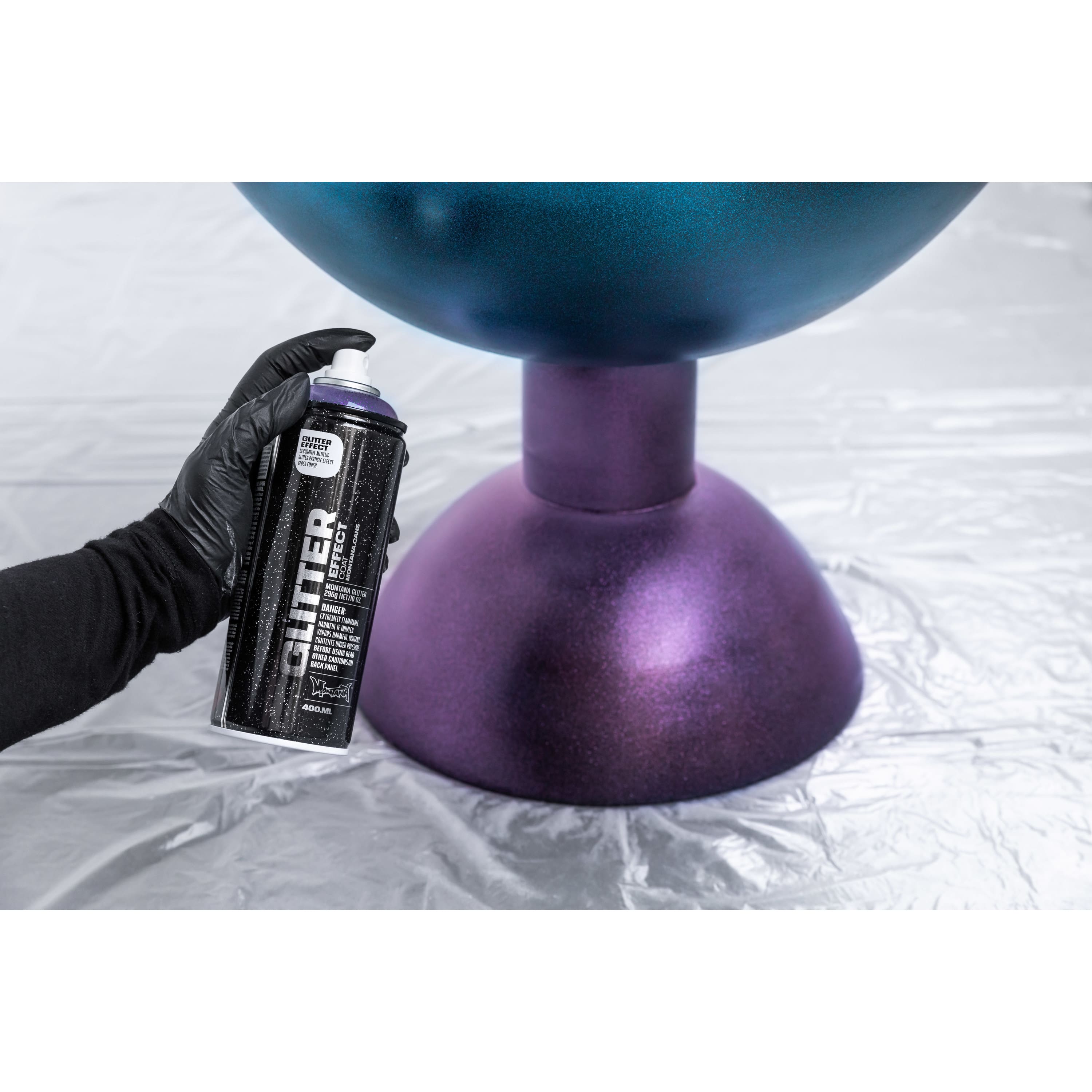 Montana&#x2122; Glitter Effect Silver Glitter Coat Spray