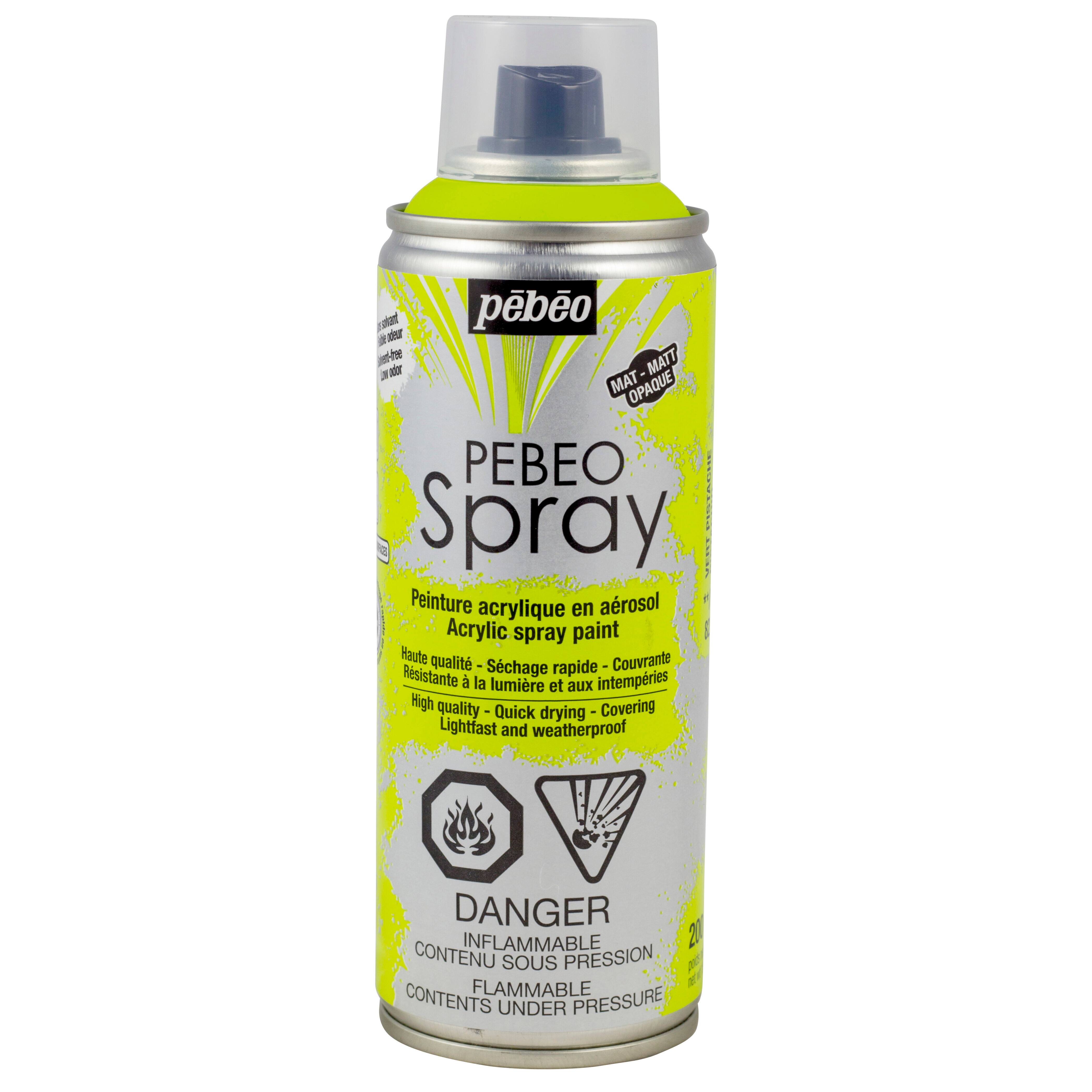 Peinture acrylique en a&#xE9;rosol PebeoSpray de P&#xE9;b&#xE9;o, mate