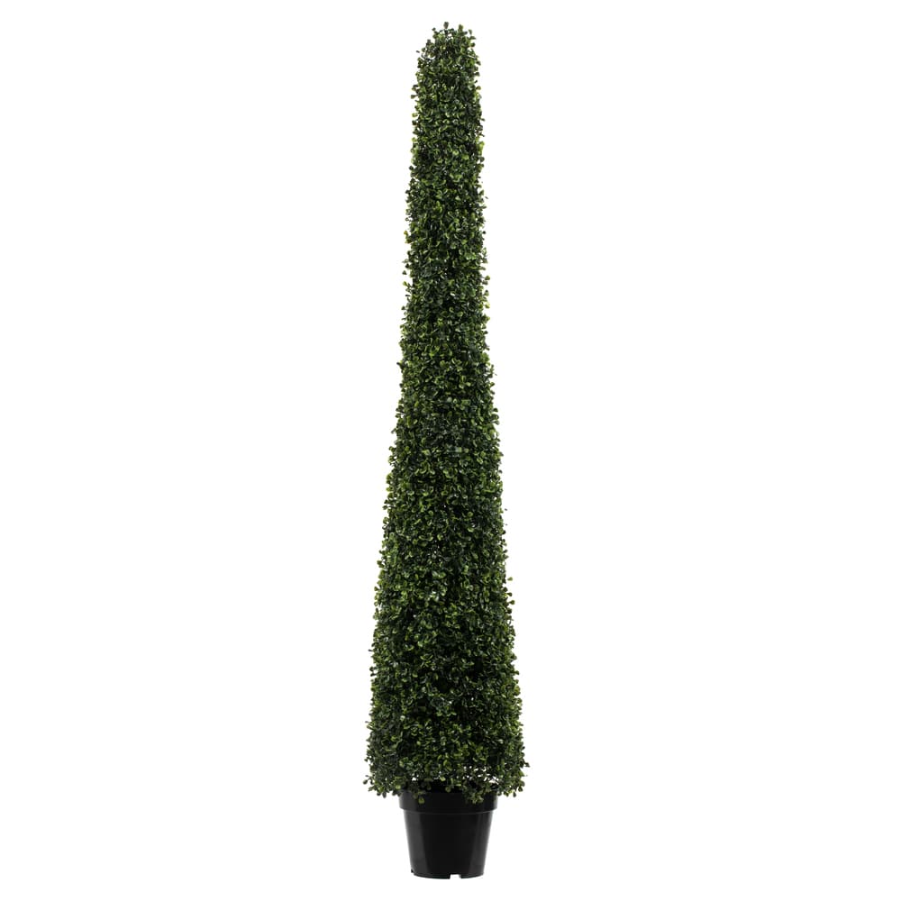 5ft. Potted Boxwood Cone Topiary Tree | Michaels