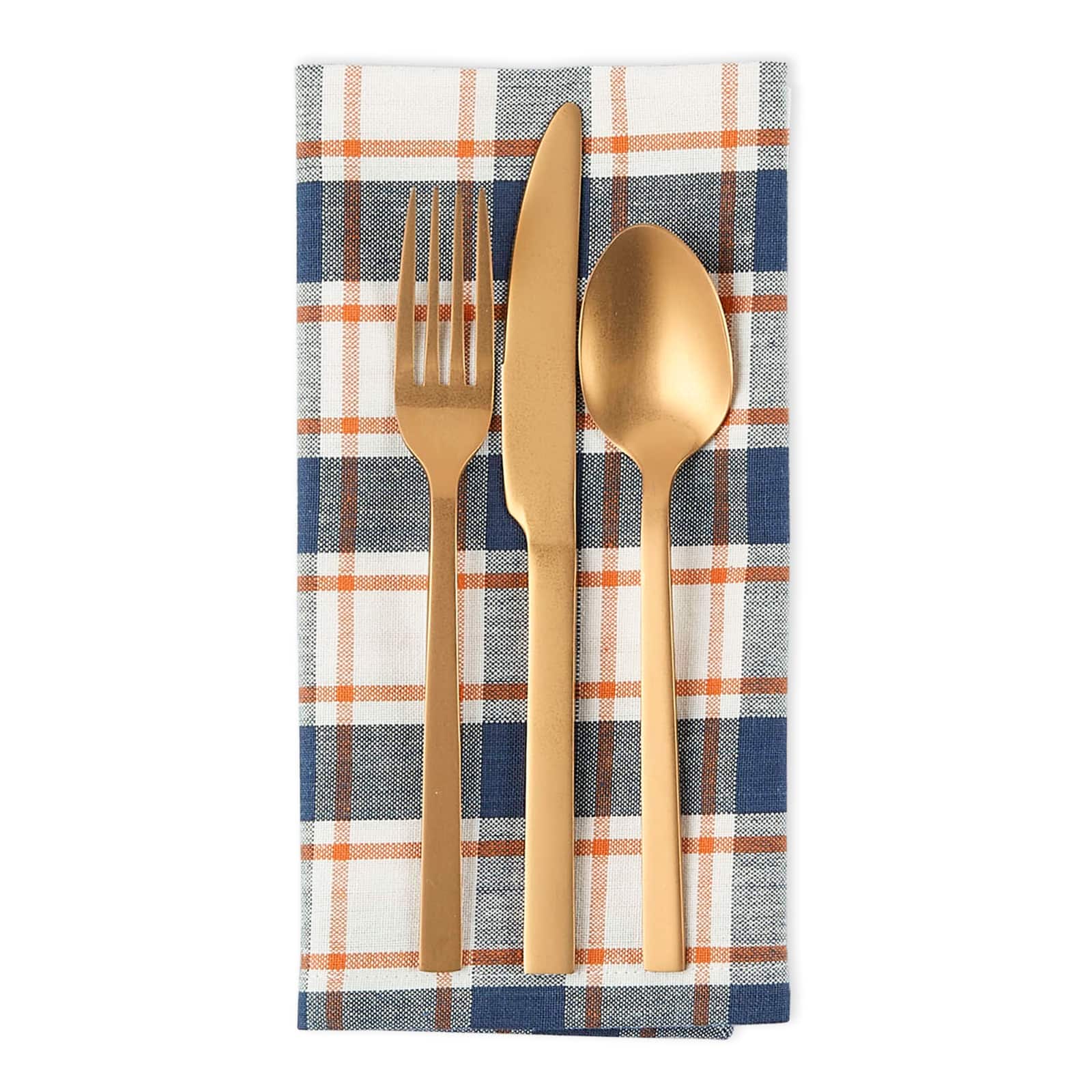 DII® Autumn Farmhouse Plaid Dinner Napkins, 6ct.