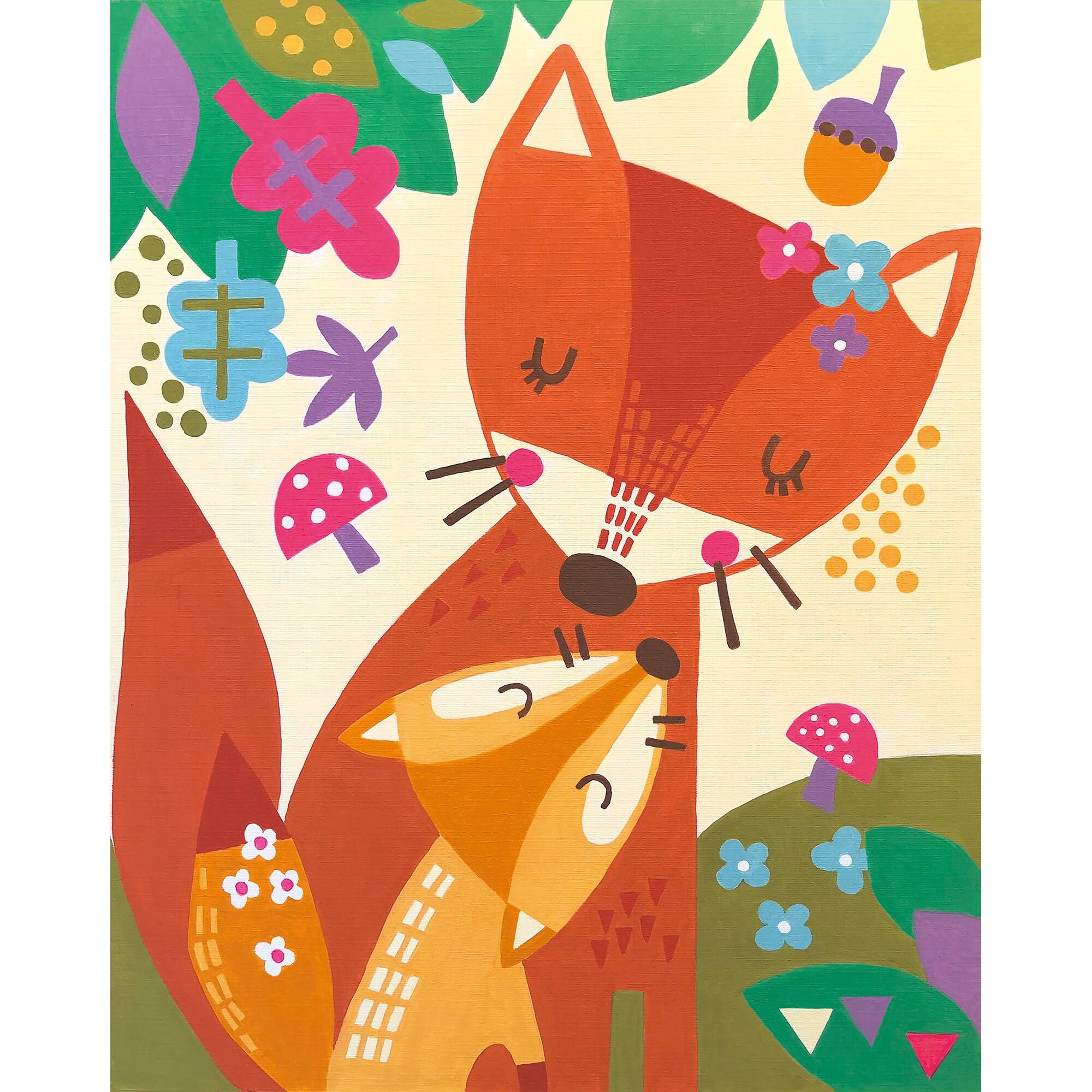 PaintWorks&#x2122; Mama Fox Paint by Number Kit