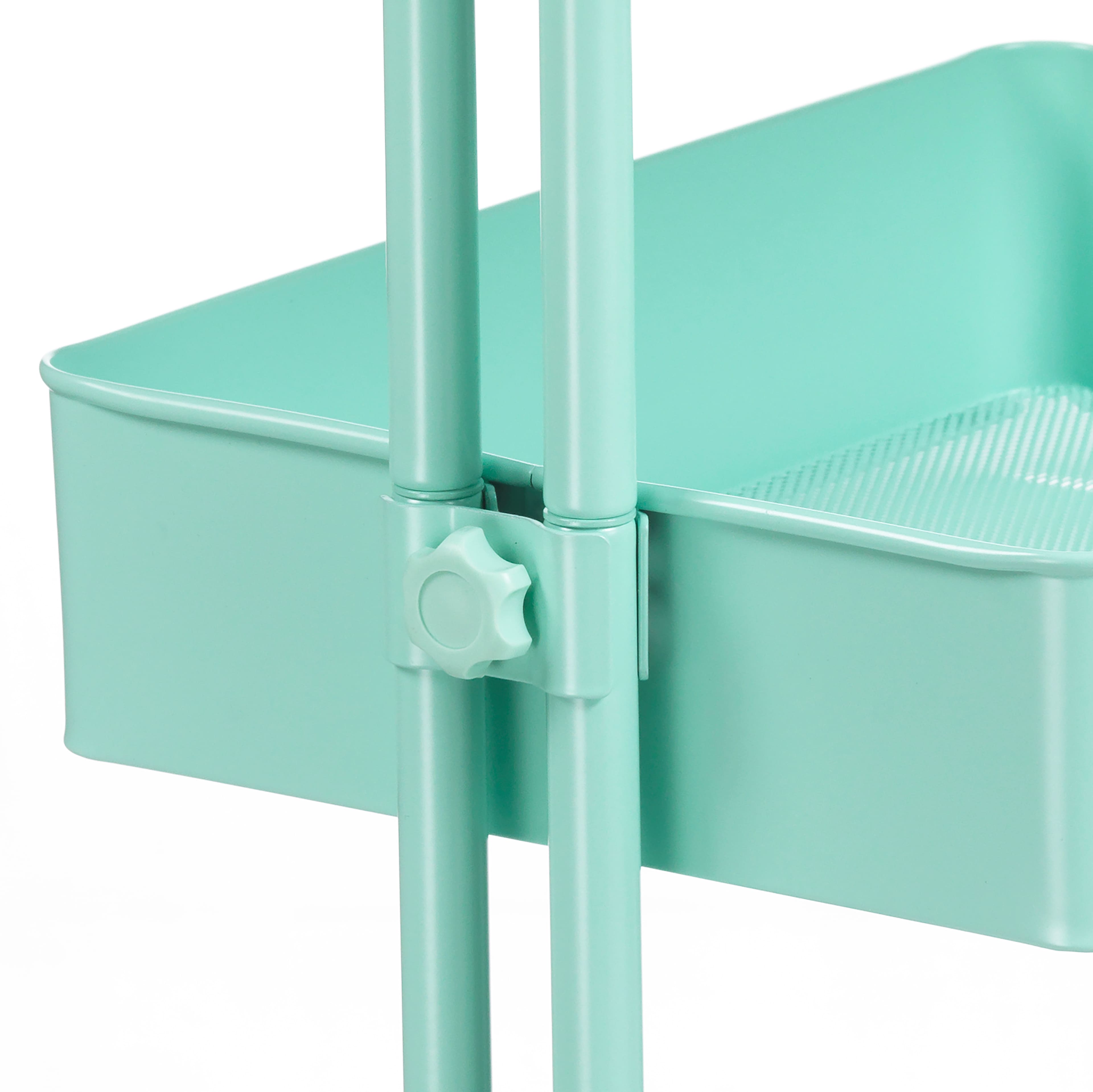Lexington 4-Tier Jelly Mint Rolling Cart by Simply Tidy®