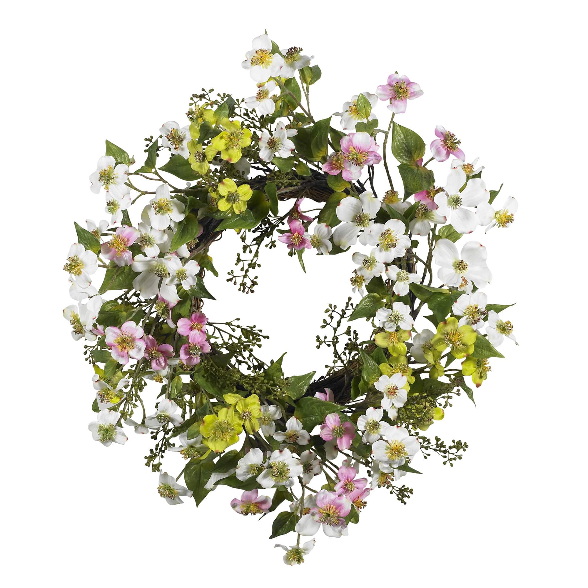 20" Multicolored Dogwood Wreath