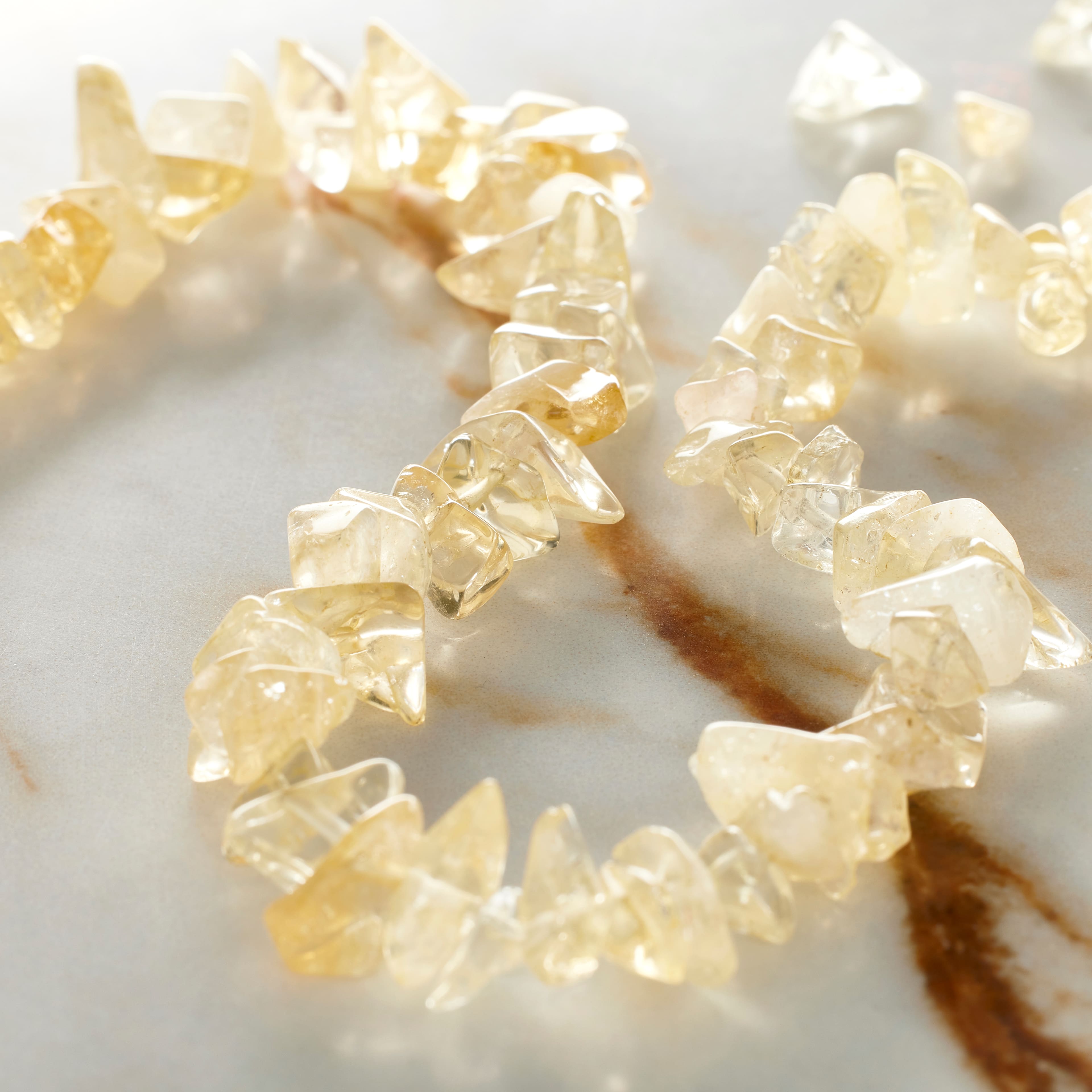 Citrine Amber Chip Beads by Bead Landing™