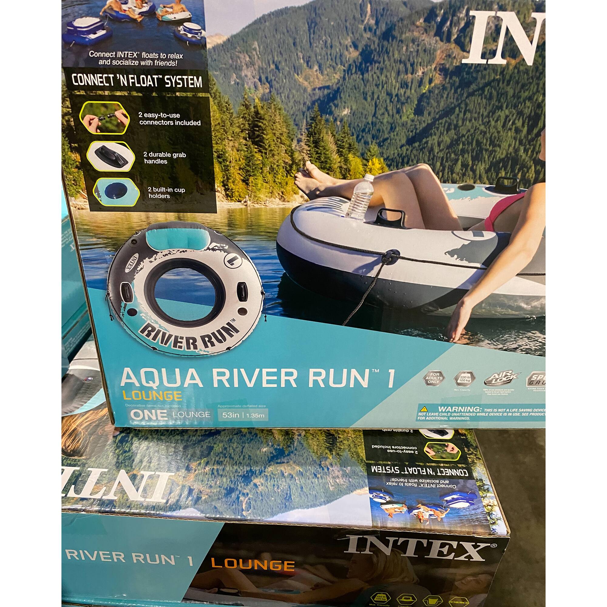 Intex&#xAE; Red River Run&#x2122; 1 Fire Edition Inflatable Float