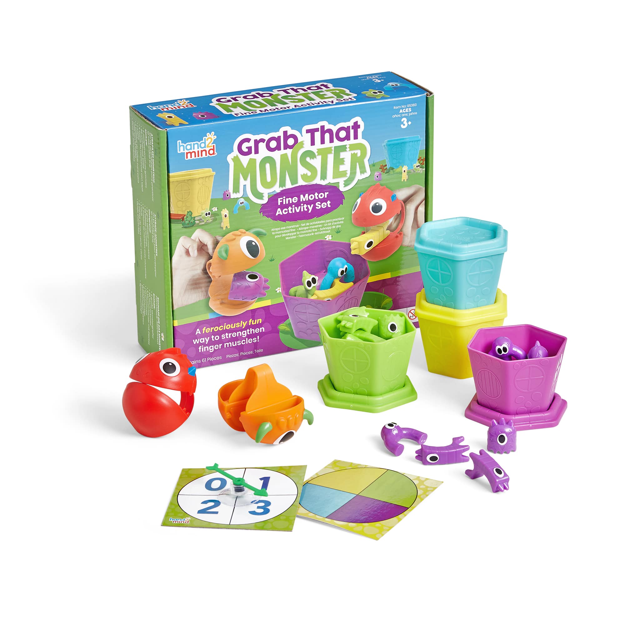 hand2mind Grab That Monster Fine Motor Activity Set