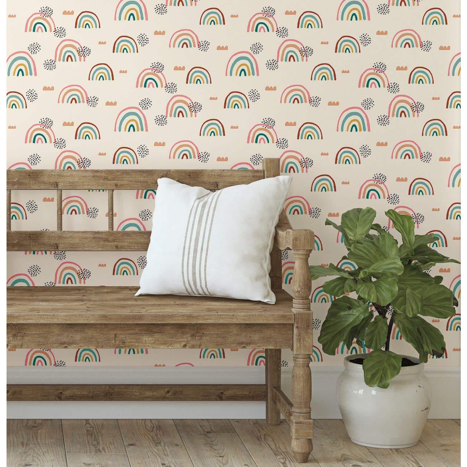 RoomMates Rainbow&#x27;s End Peel &#x26; Stick Wallpaper