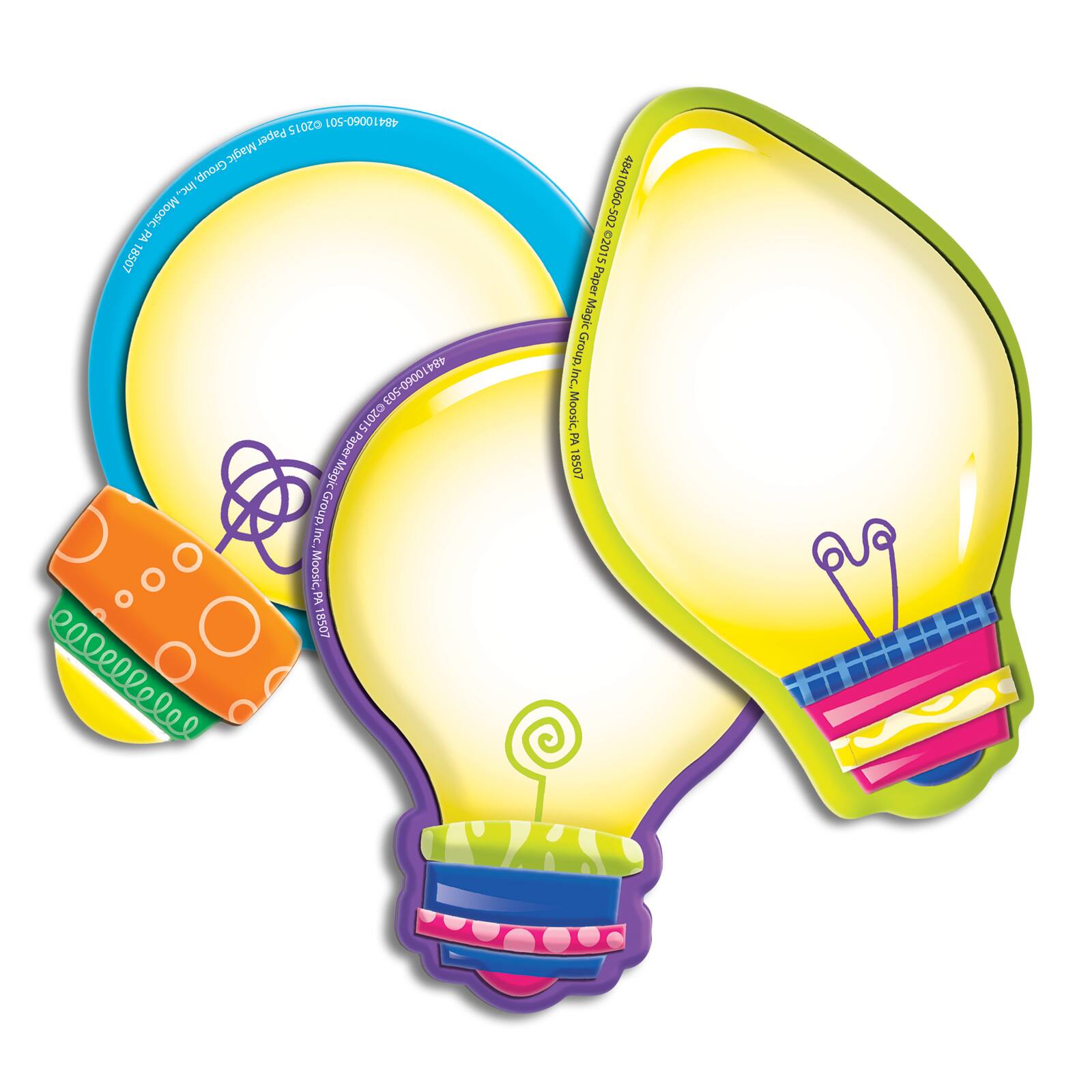Creative Teaching Press® Color My World Light Bulb Cut-Outs, 6 Packs of 36