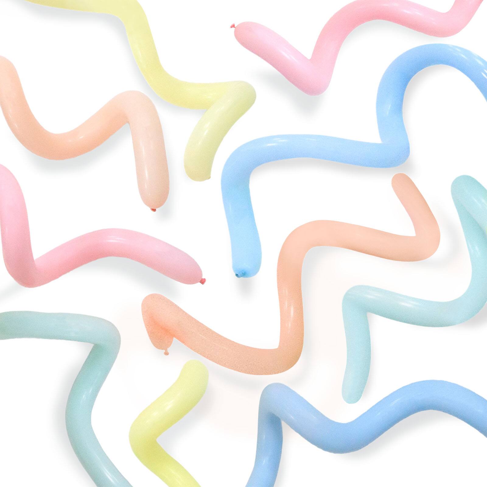 Pastel Rainbow Twisting Balloons by Celebrate It&#x2122; Summer, 30ct.