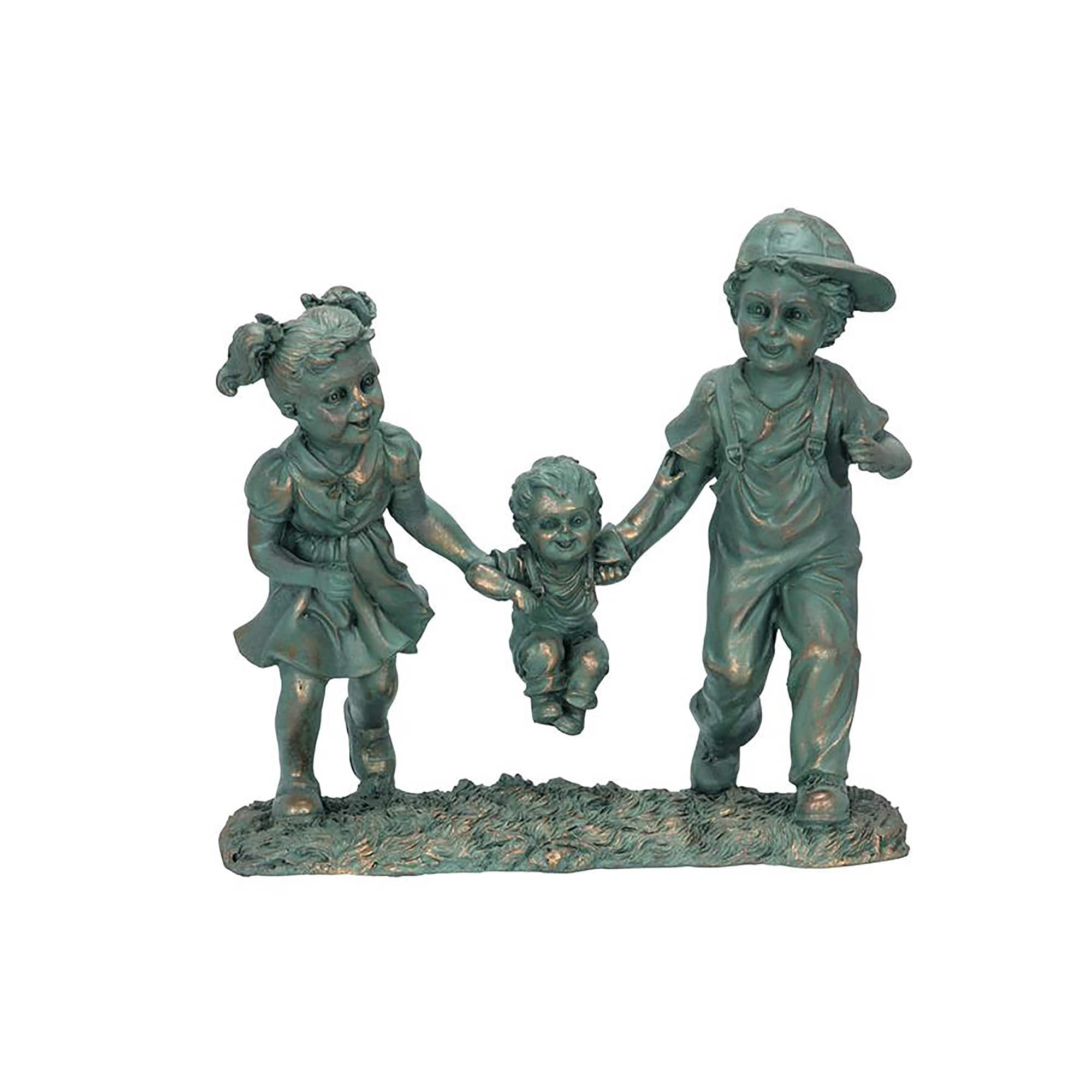 Design Toscano 12&#x22; Swing Time Children Garden Statue