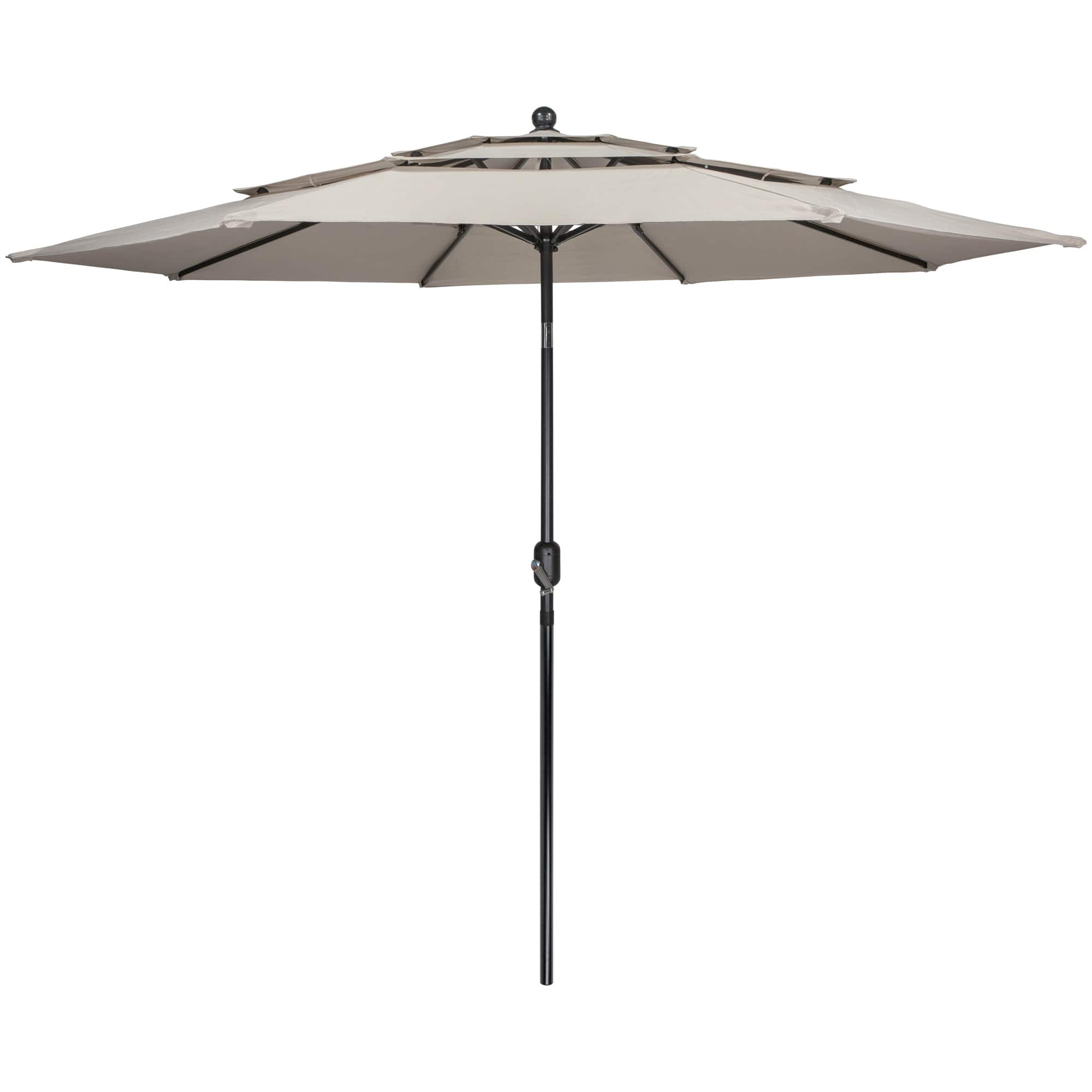 9.75ft. Outdoor Patio Market Umbrella with Hand Crank & Tilt