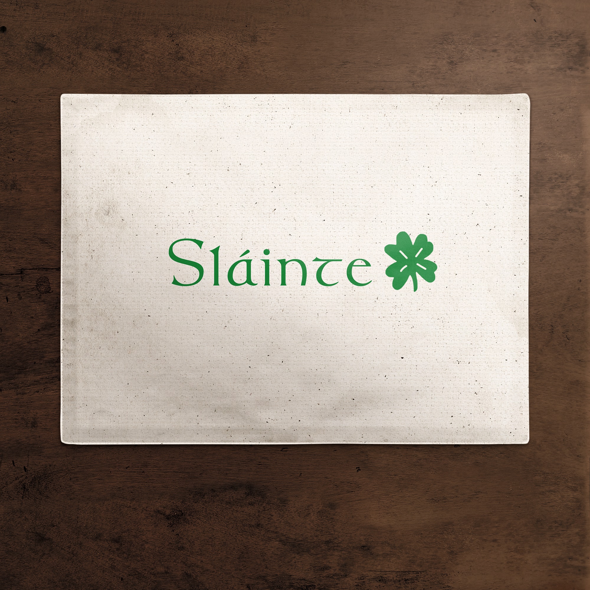 Slainte 14&#x22; x 18&#x22; Cotton Twill Placemat