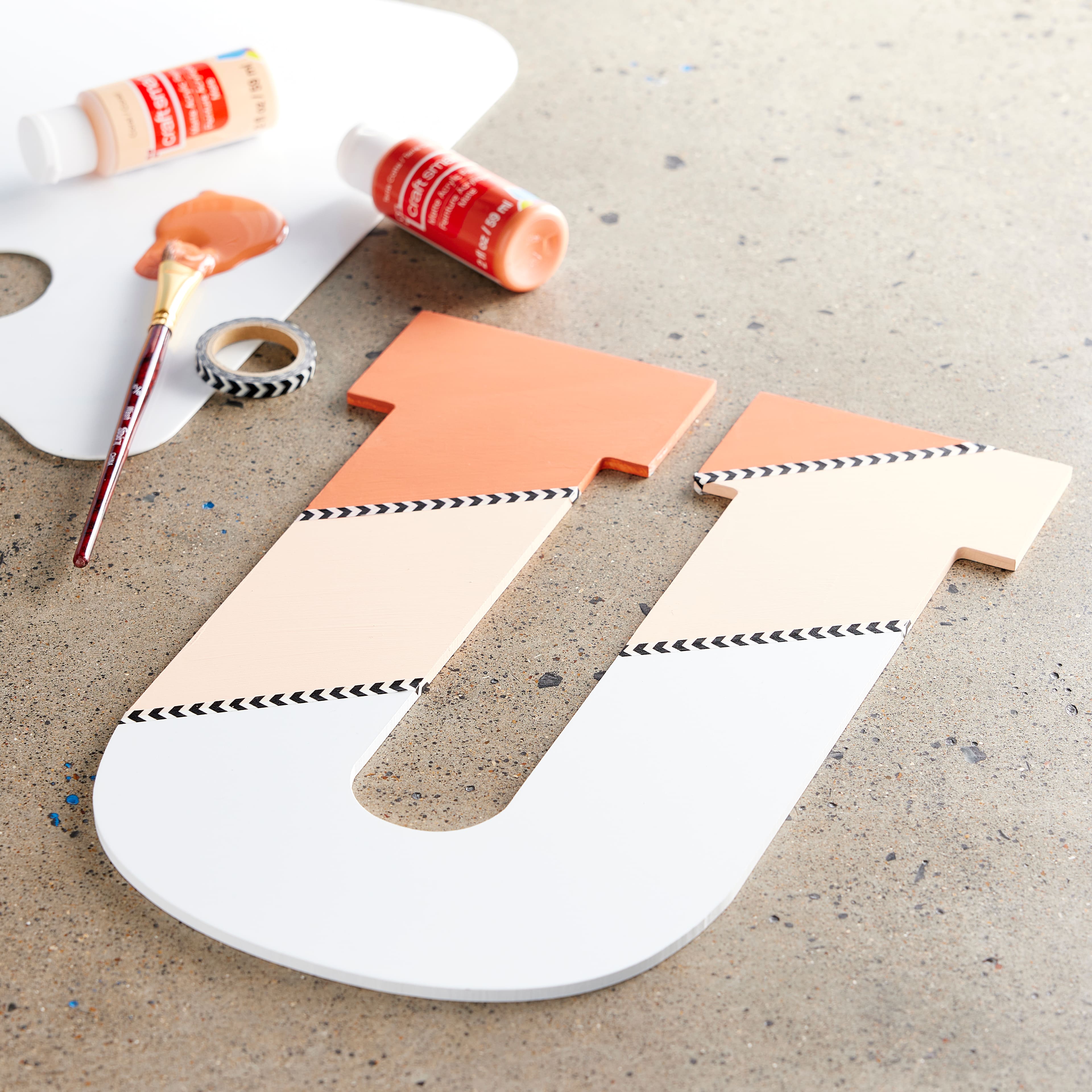 6 Pack: 13" White MDF Uppercase Letter by Make Market®