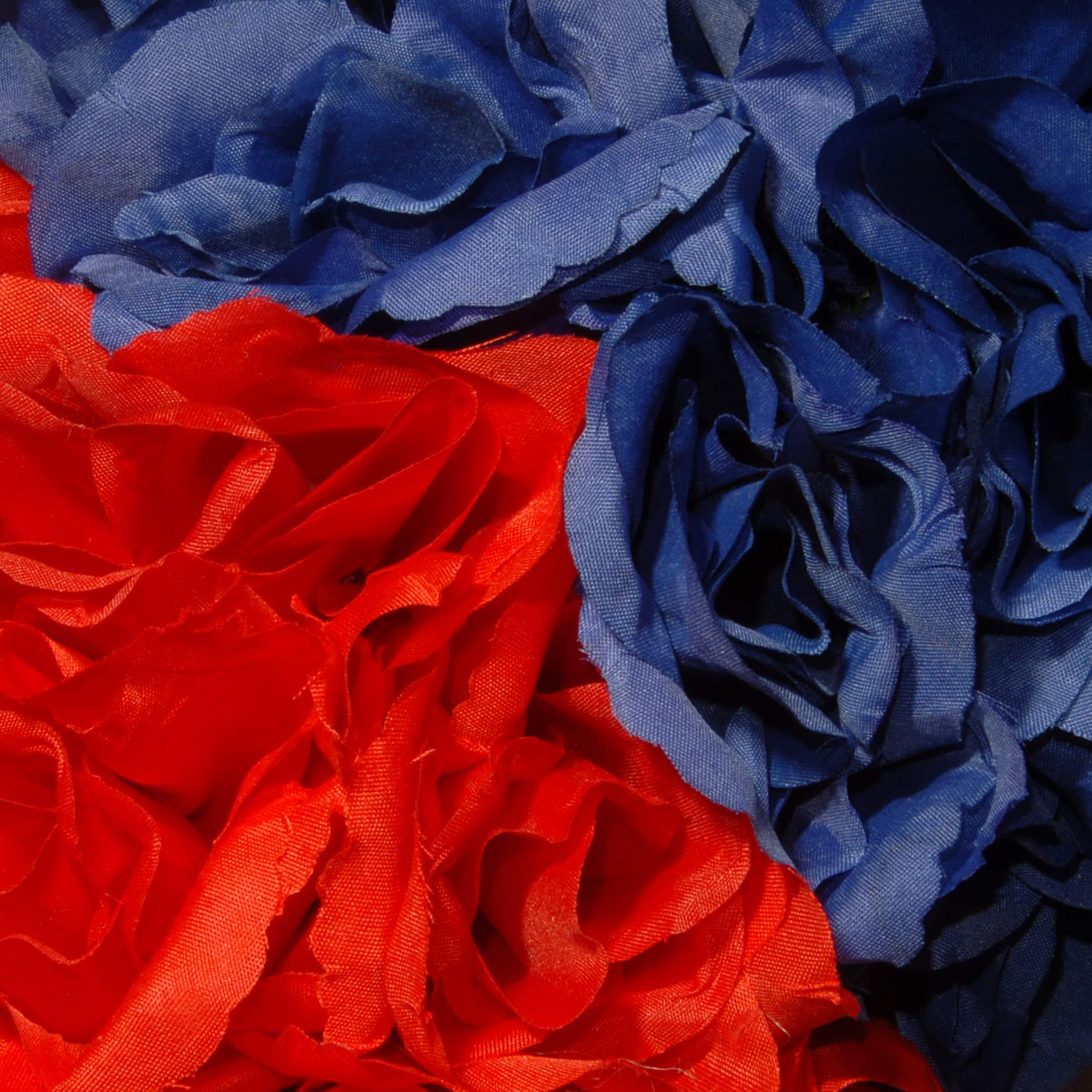 18" Patriotic Rose Wreath