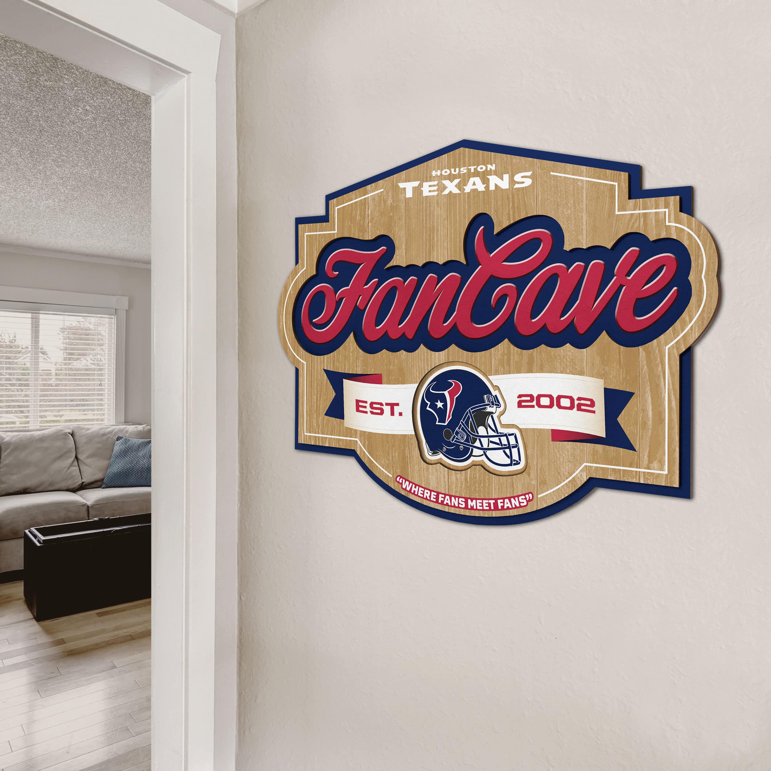 NFL Fan Cave Sign