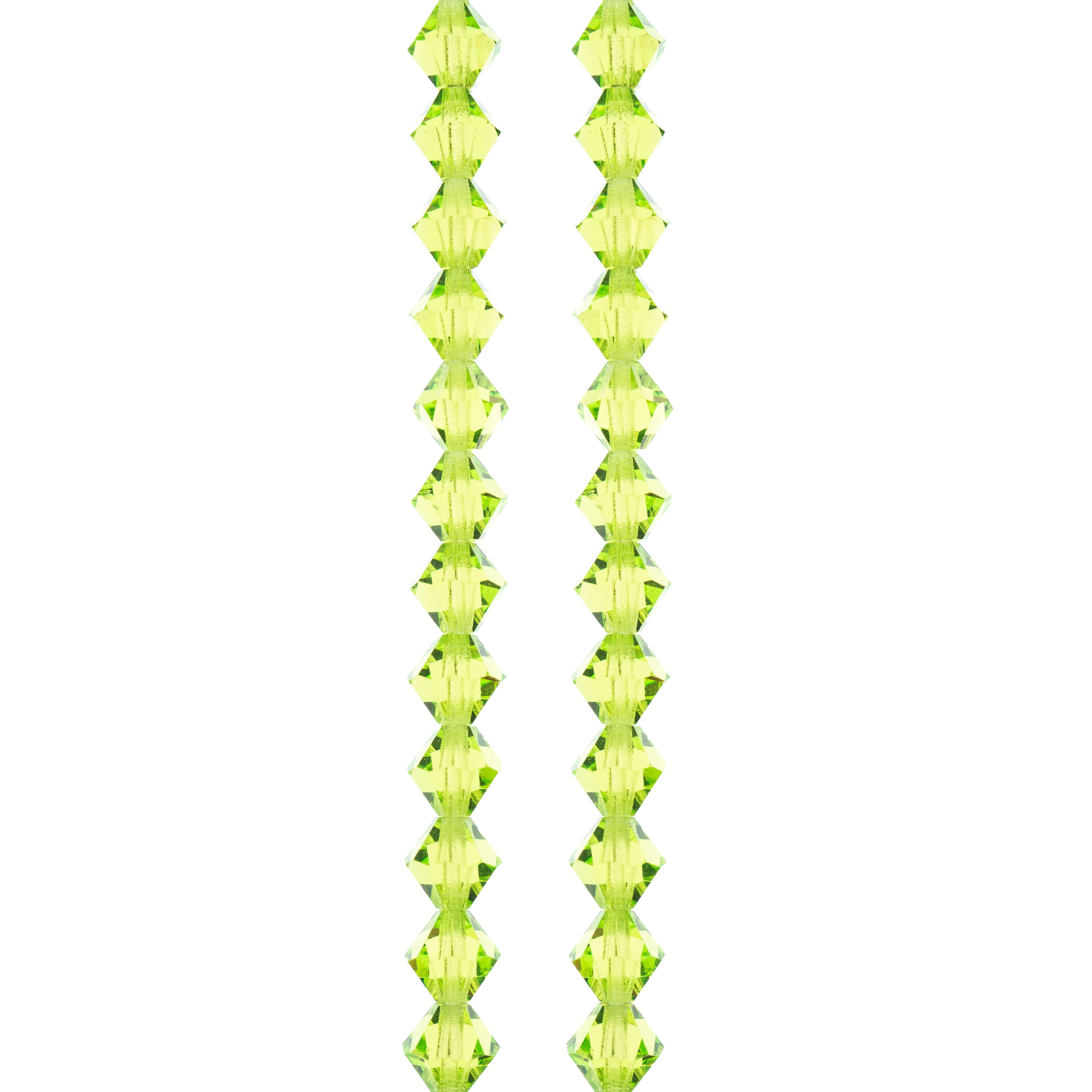 12 Pack: Preciosa Glass Crystal Bicone Beads, 6mm by Bead Landing™