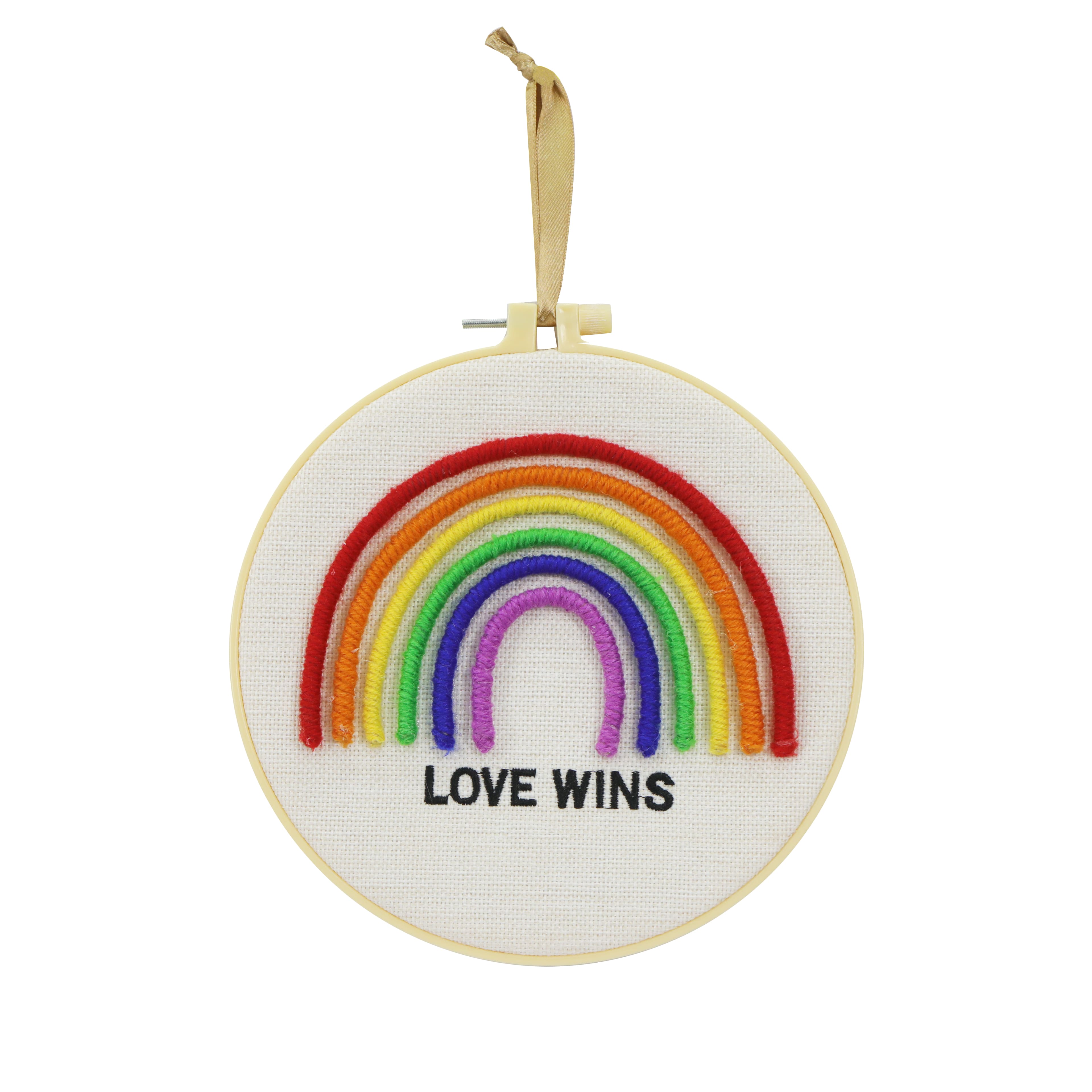 11.5&#x22; Pride Love Wins Wall Hanging by Celebrate It&#x2122;