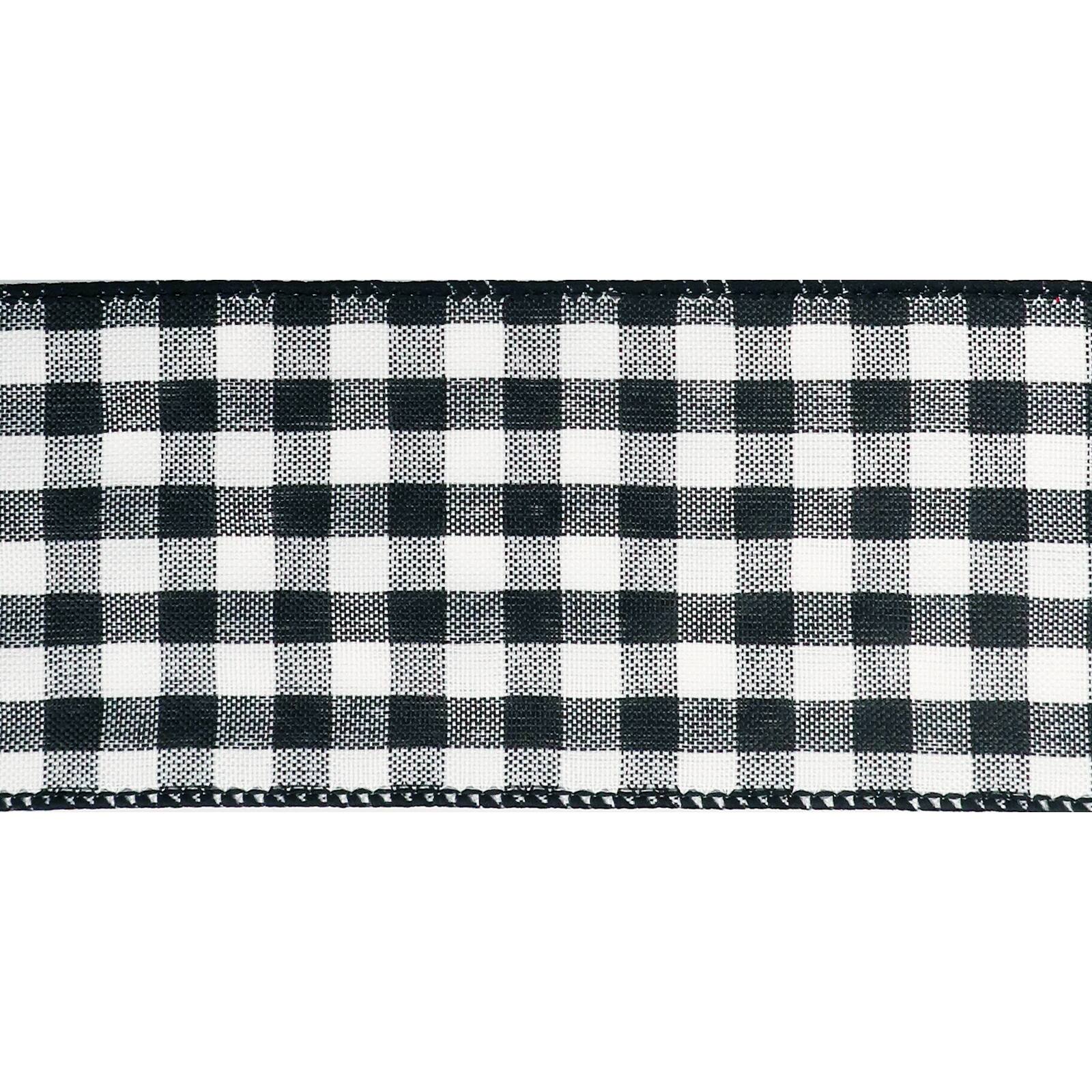 2.5&#x22; x 25ft. Wired Gingham Ribbon by Celebrate It&#x2122;
