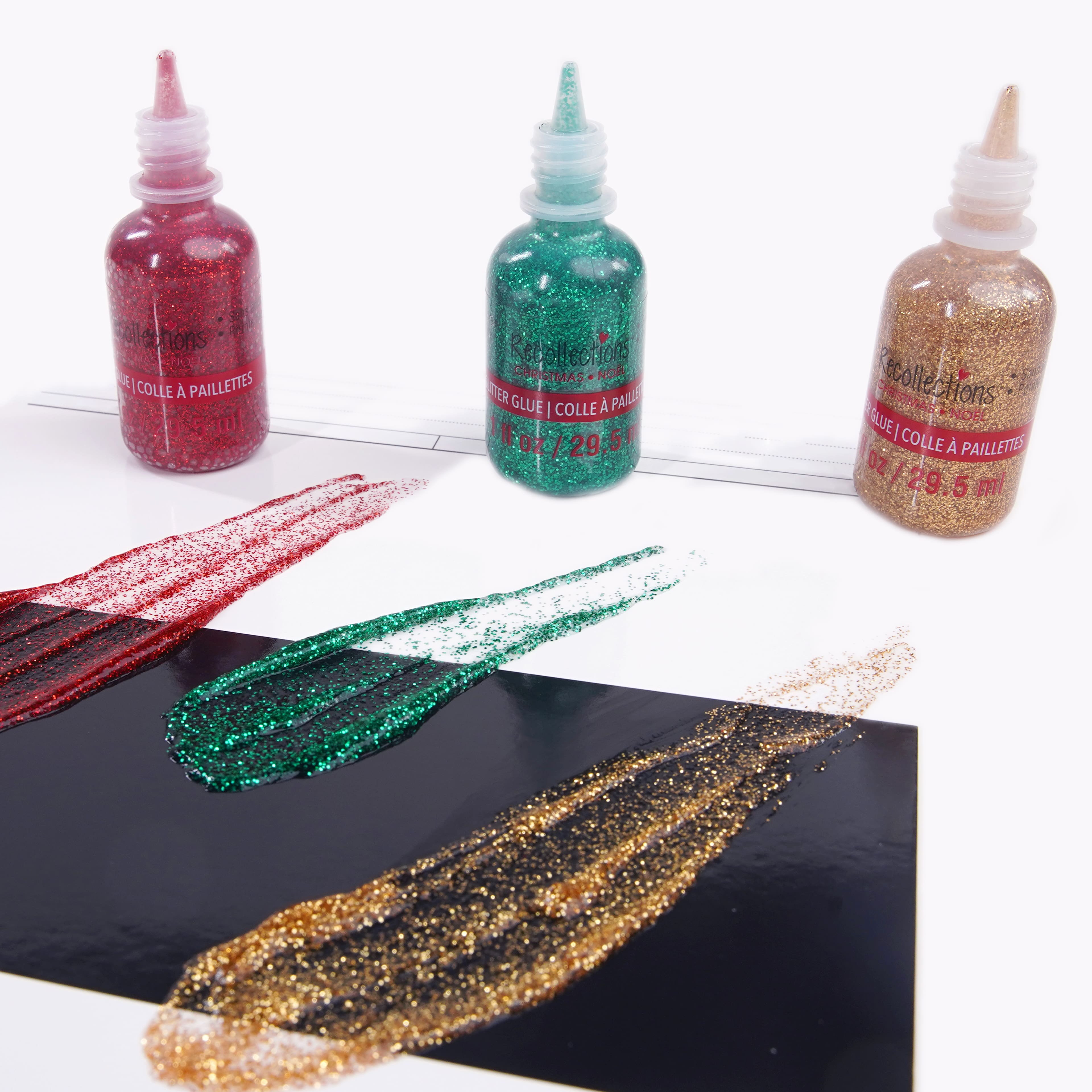 1oz. Festive Mix Glitter Glue, 3ct. by Recollections&#x2122;