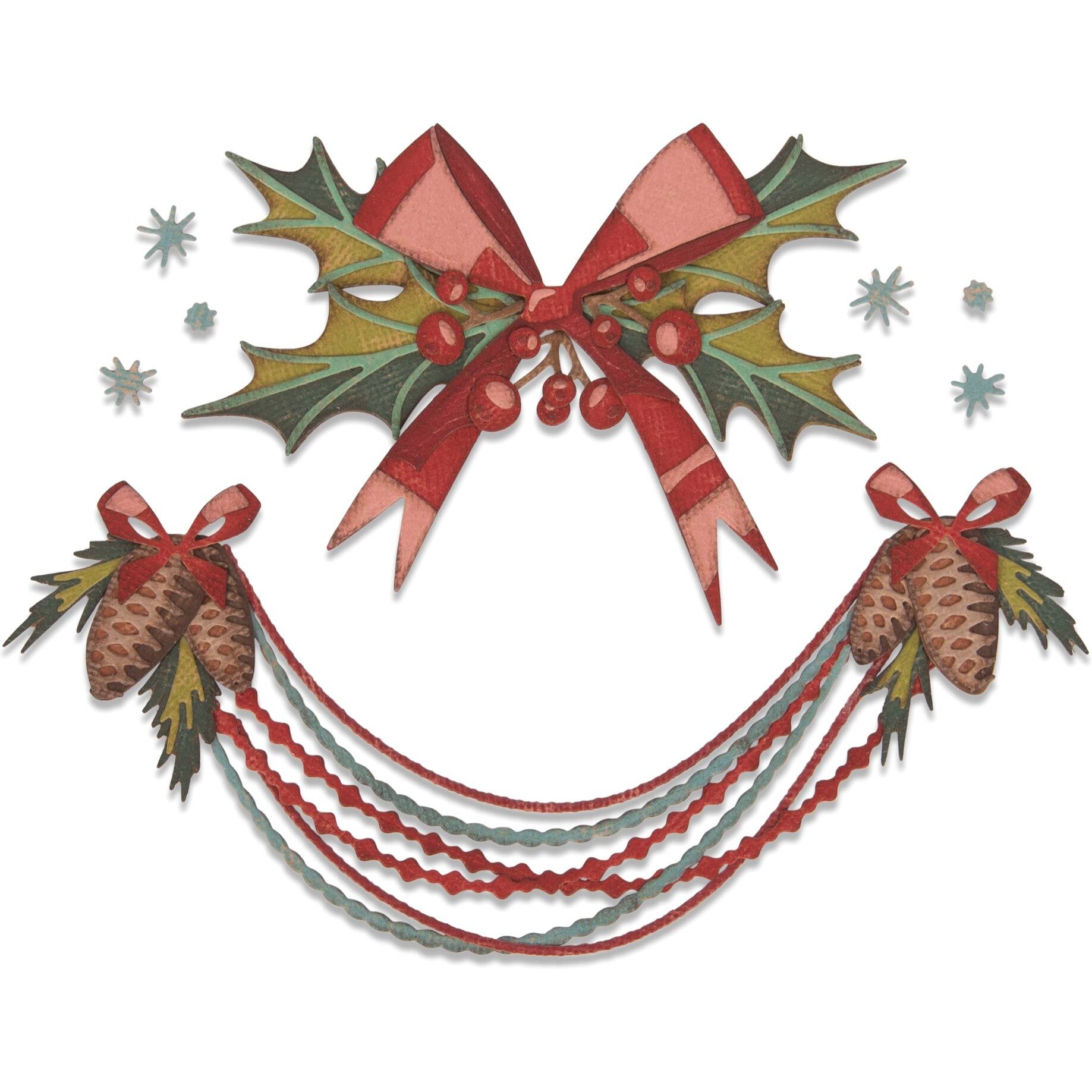 Sizzix® Thinlits® Colorize™ Deck The Halls Die Set by Tim Holtz®