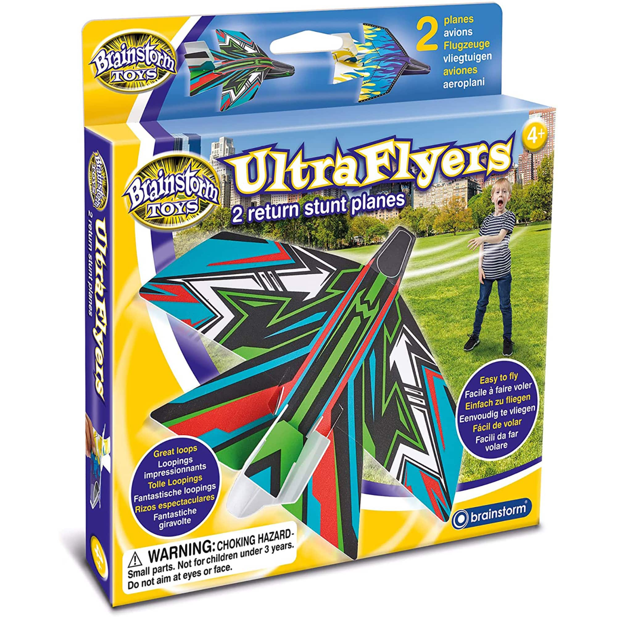 Brainstorm Toys Ultra Flyers Return Stunt Planes