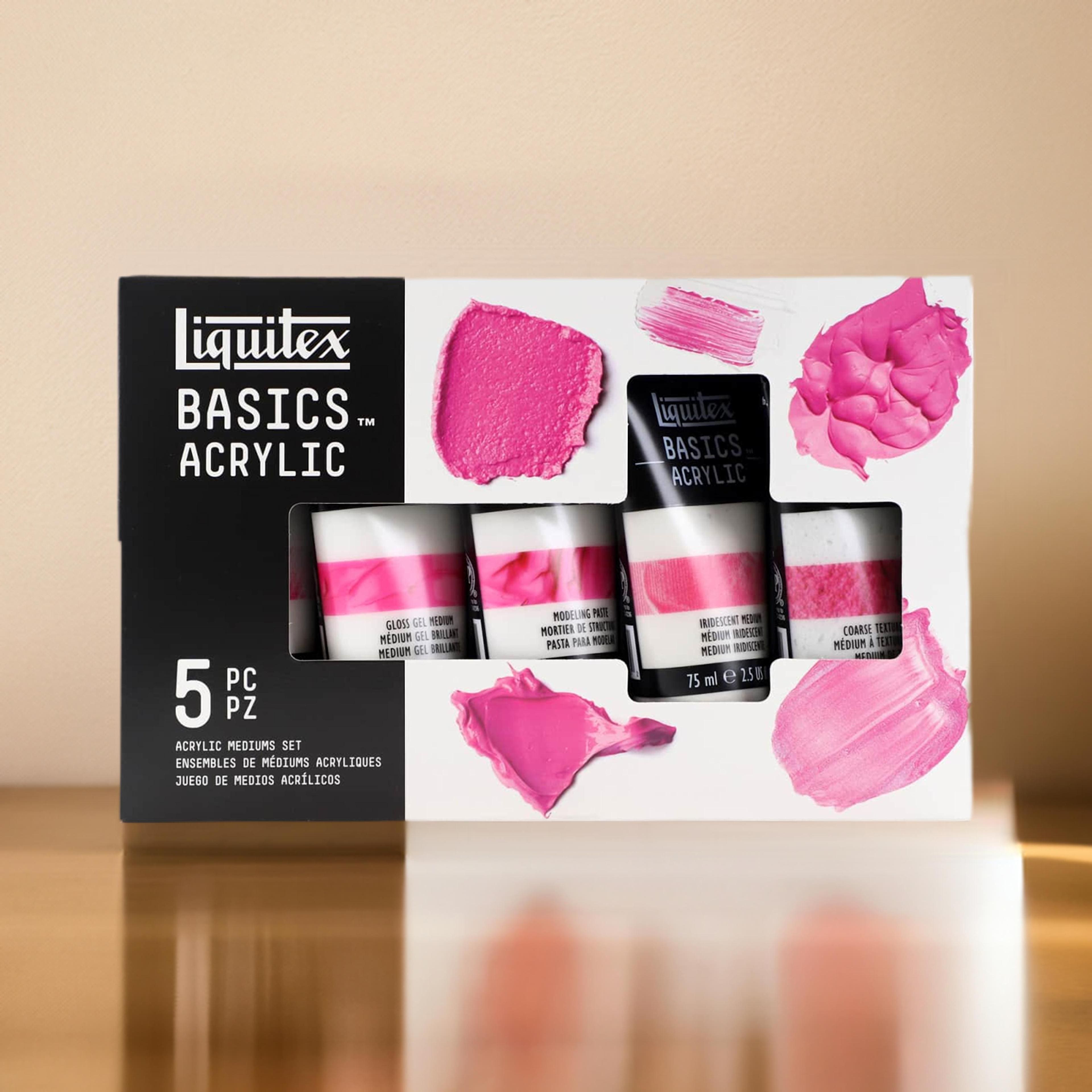 Liquitex&#xAE; Basics Acrylic Mediums Set, Texture &#x26; Effects