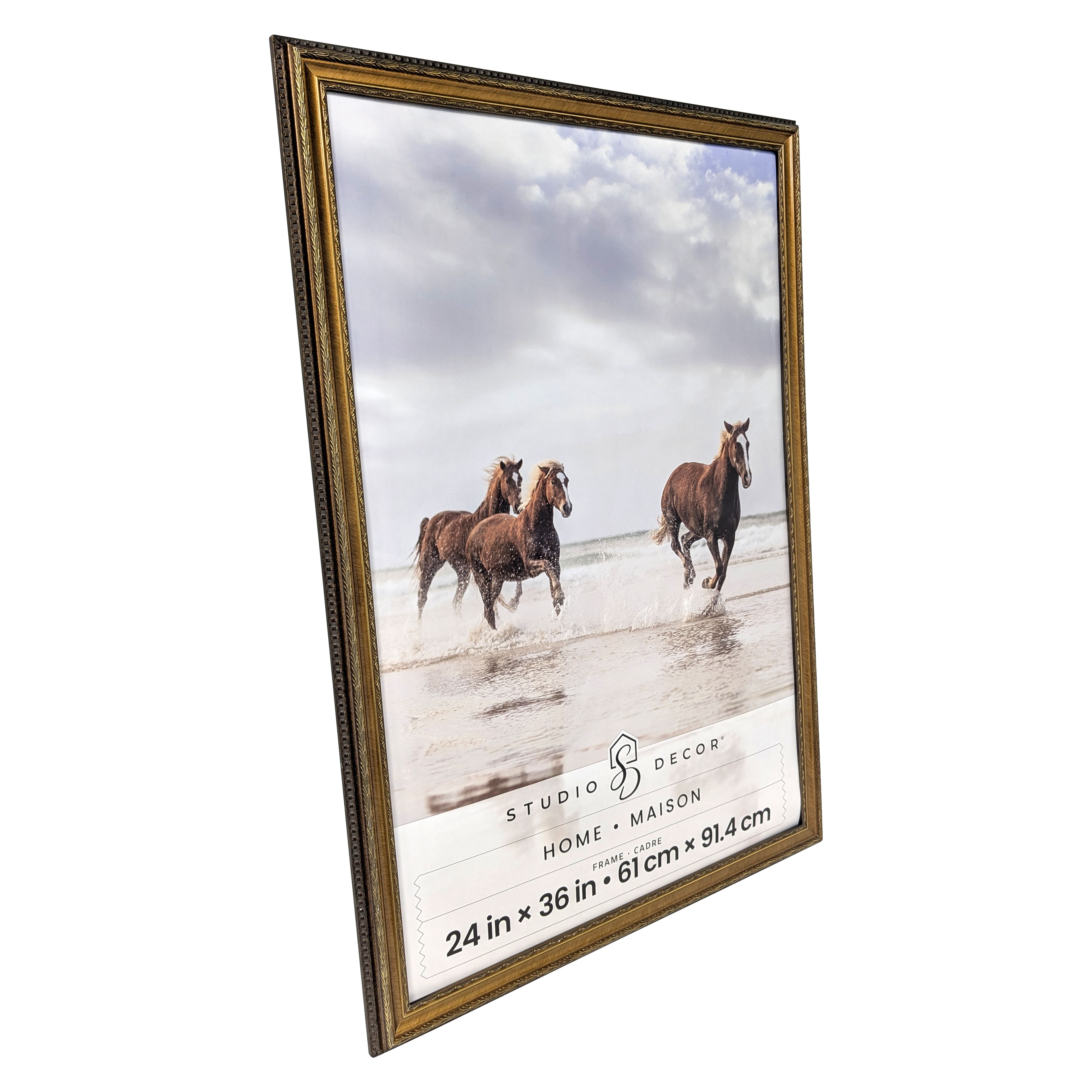 Home Gold Pompeii Wood Wall Frame by Studio Décor®
