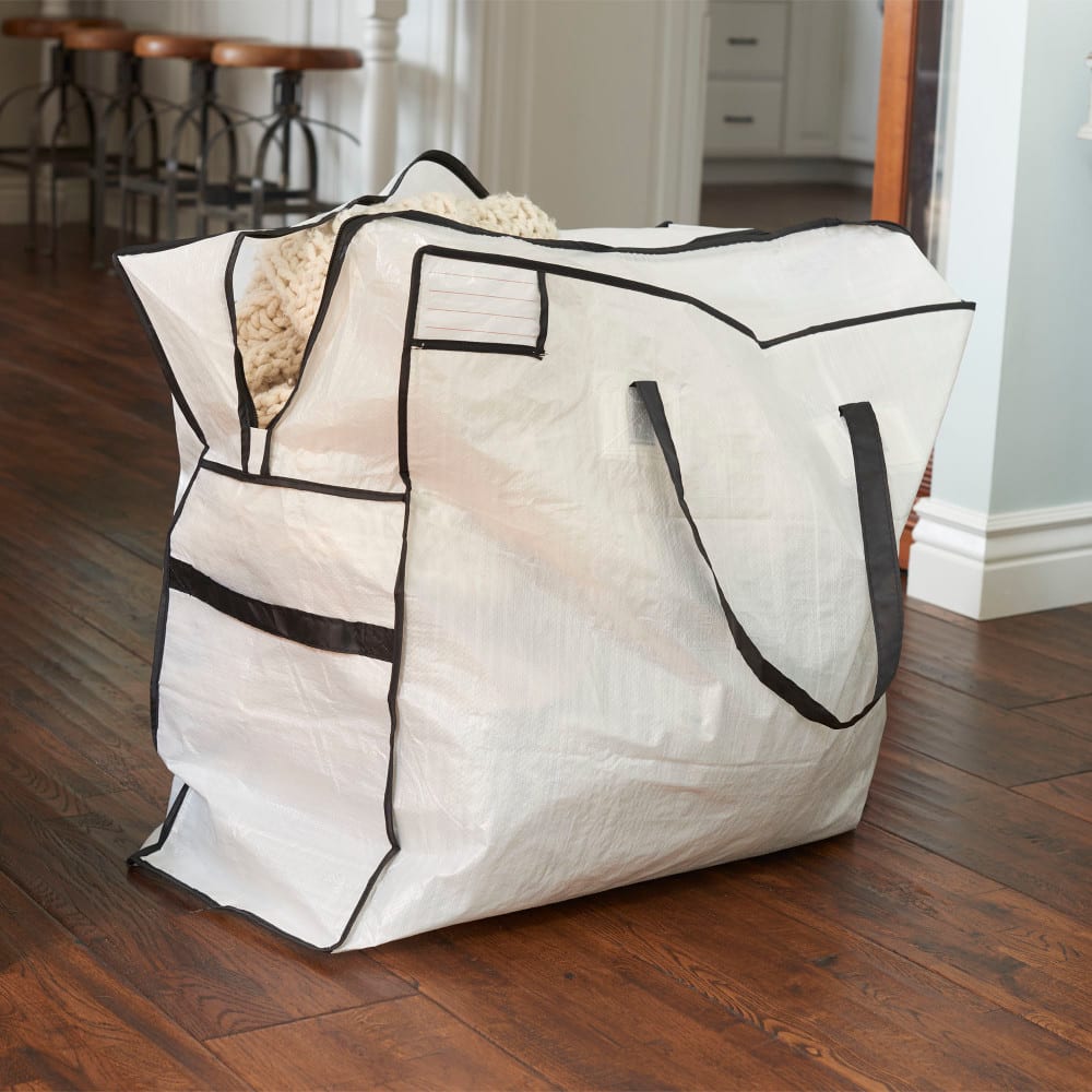Household Essentials Black &#x26; White Tote Bag