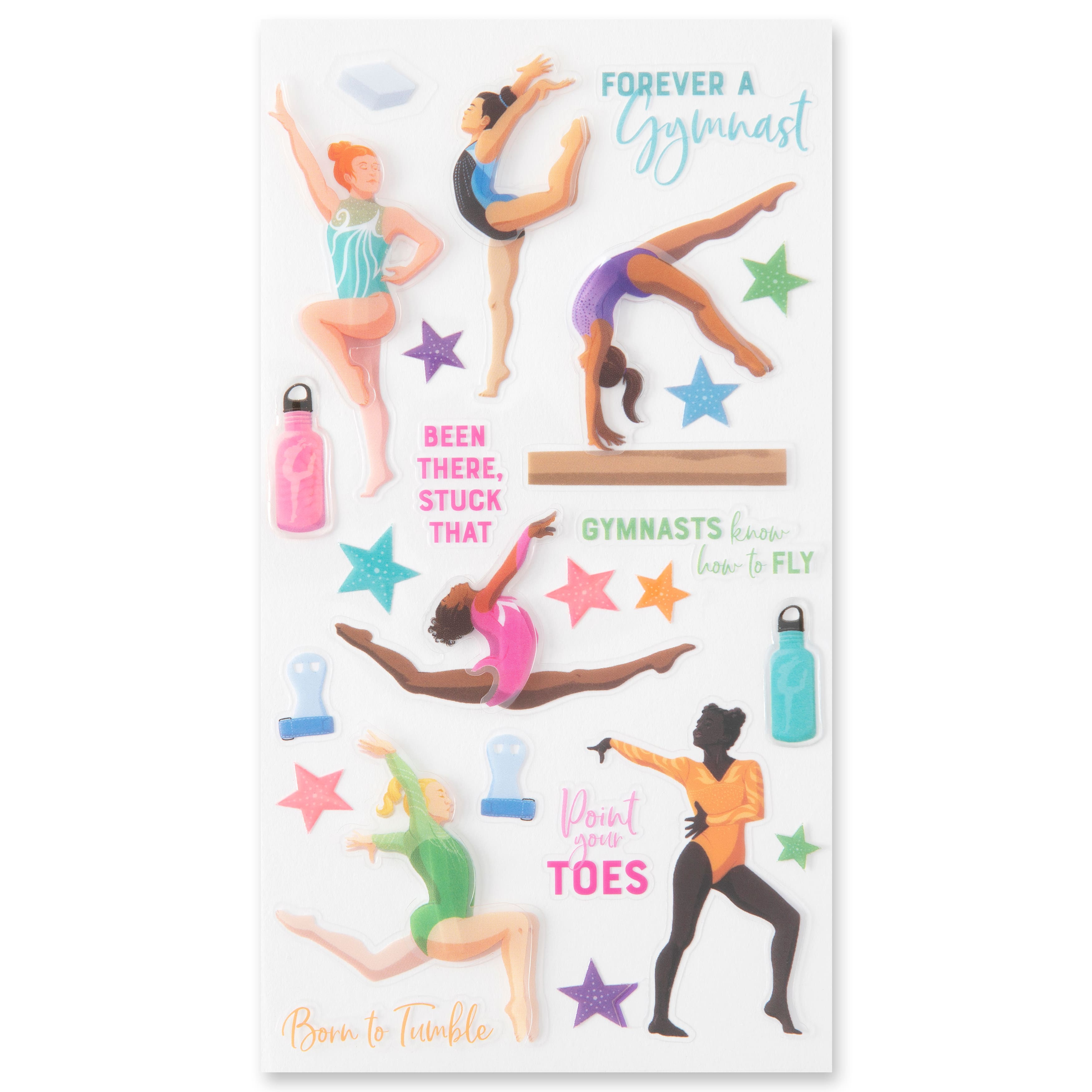 Gymnastics Dimensional Stickers by Recollections™