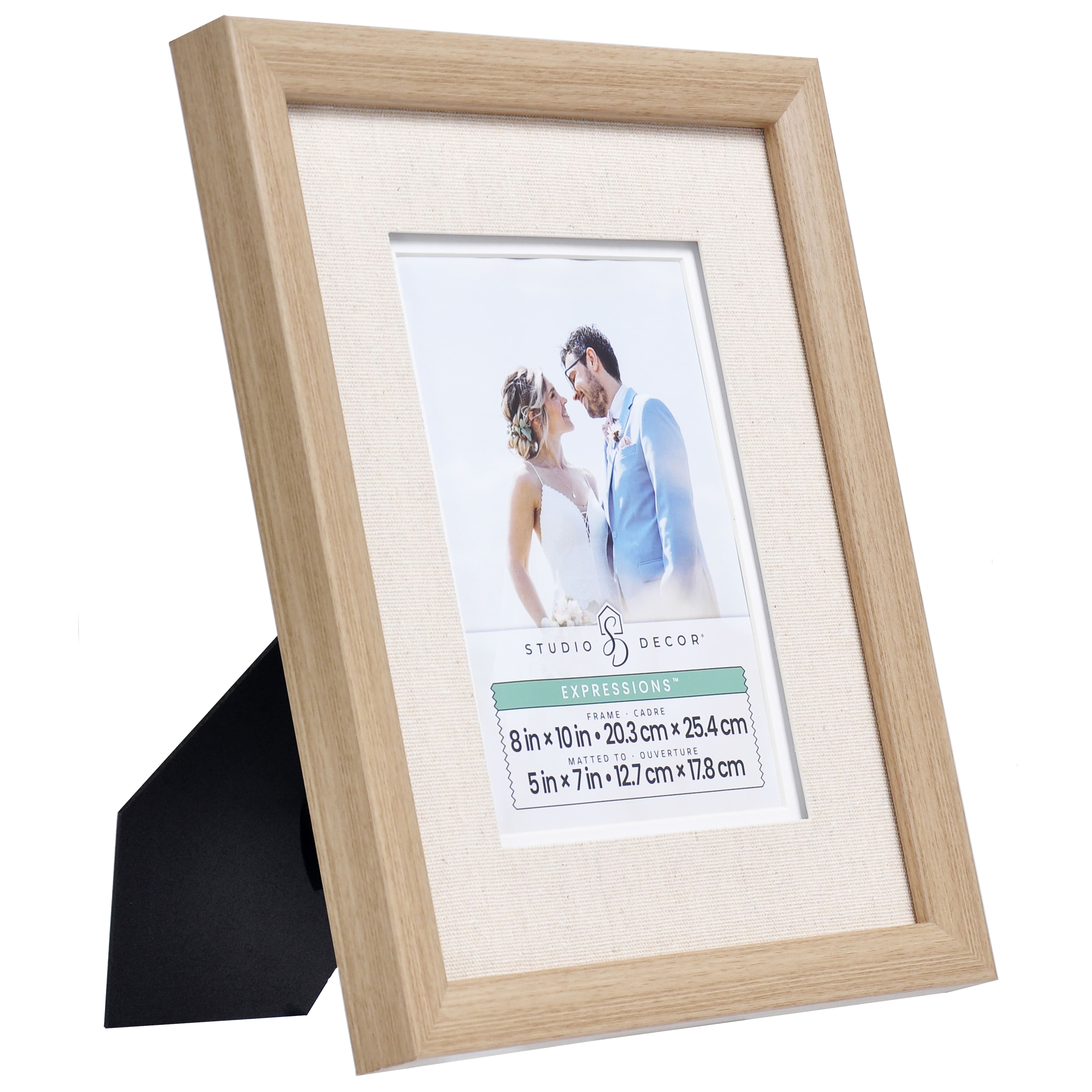 Expressions™ Tabletop Frame with Natural Linen Mat by Studio Décor®
