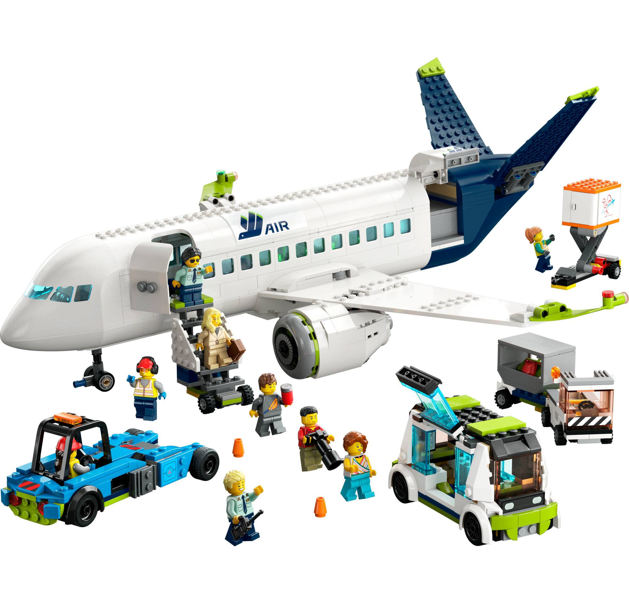 LEGO® City Passenger Airplane 60367 Building Toy Set (930 Pieces)