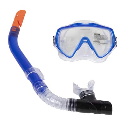 Swim Central Blue Sea Searcher Thermotech Mask & Snorkel Set | Michaels