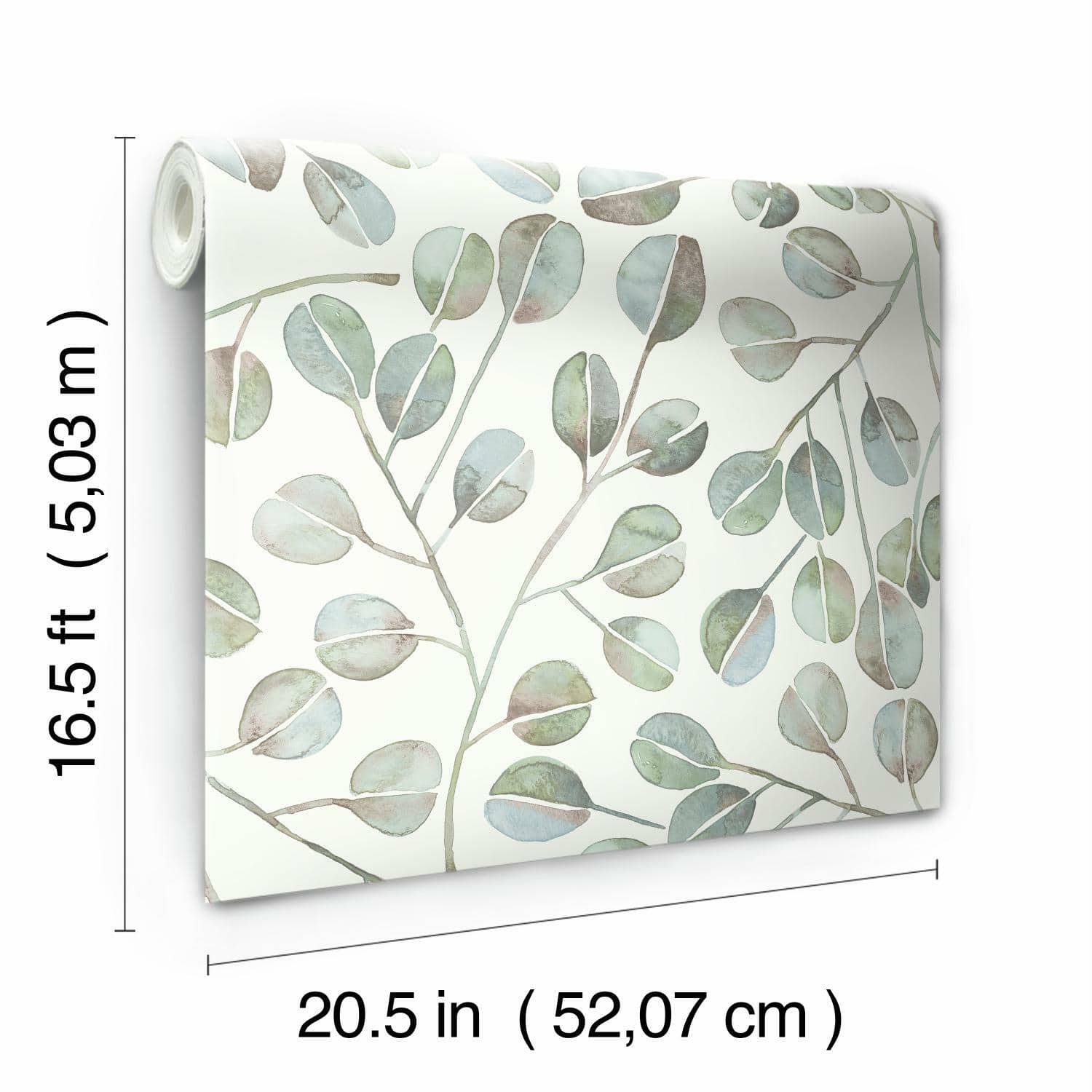 RoomMates Cat Coquillette Eucalyptus Peel & Stick Wallpaper