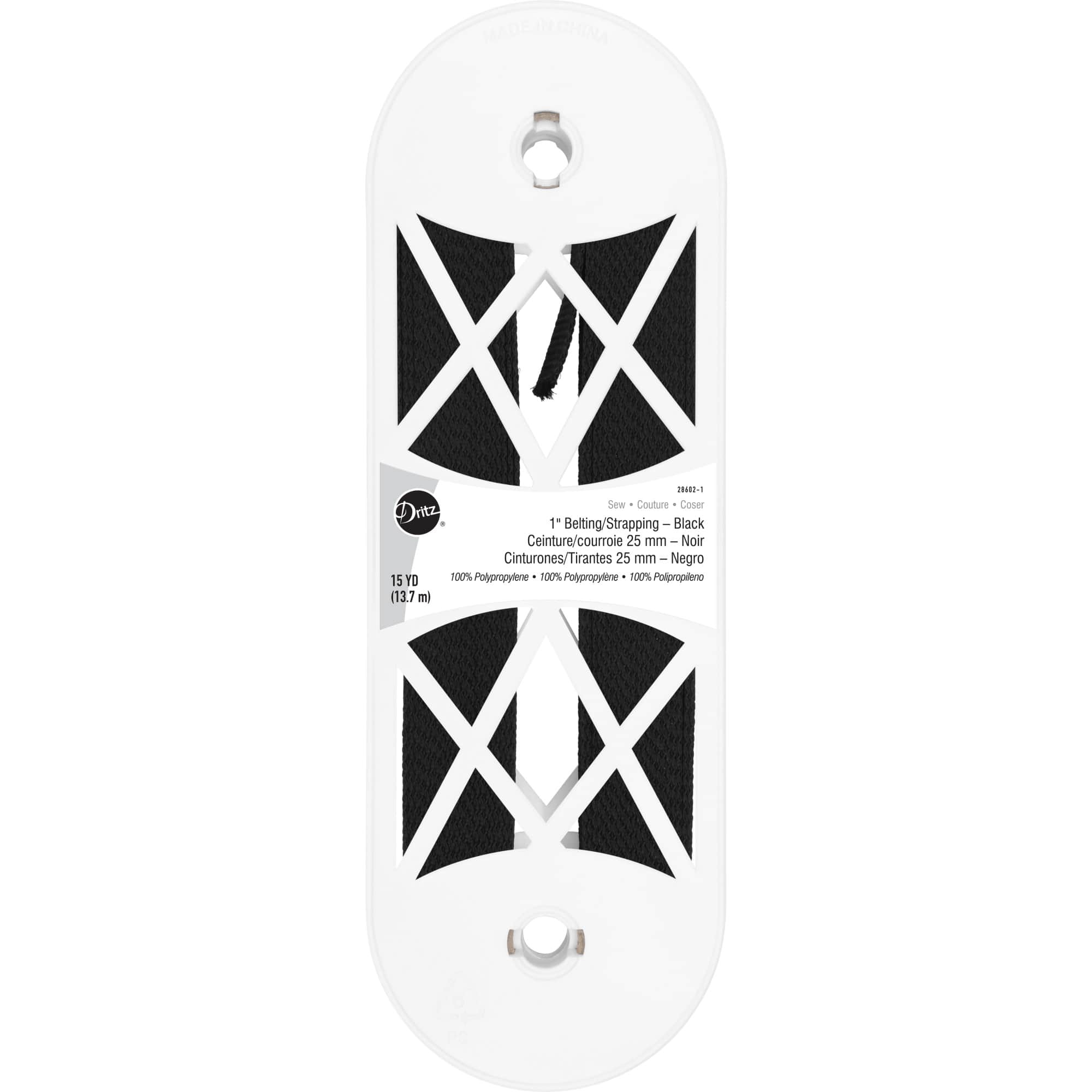 Dritz® Polypro Belting for Straps and Handles, 1'' x 15yd.