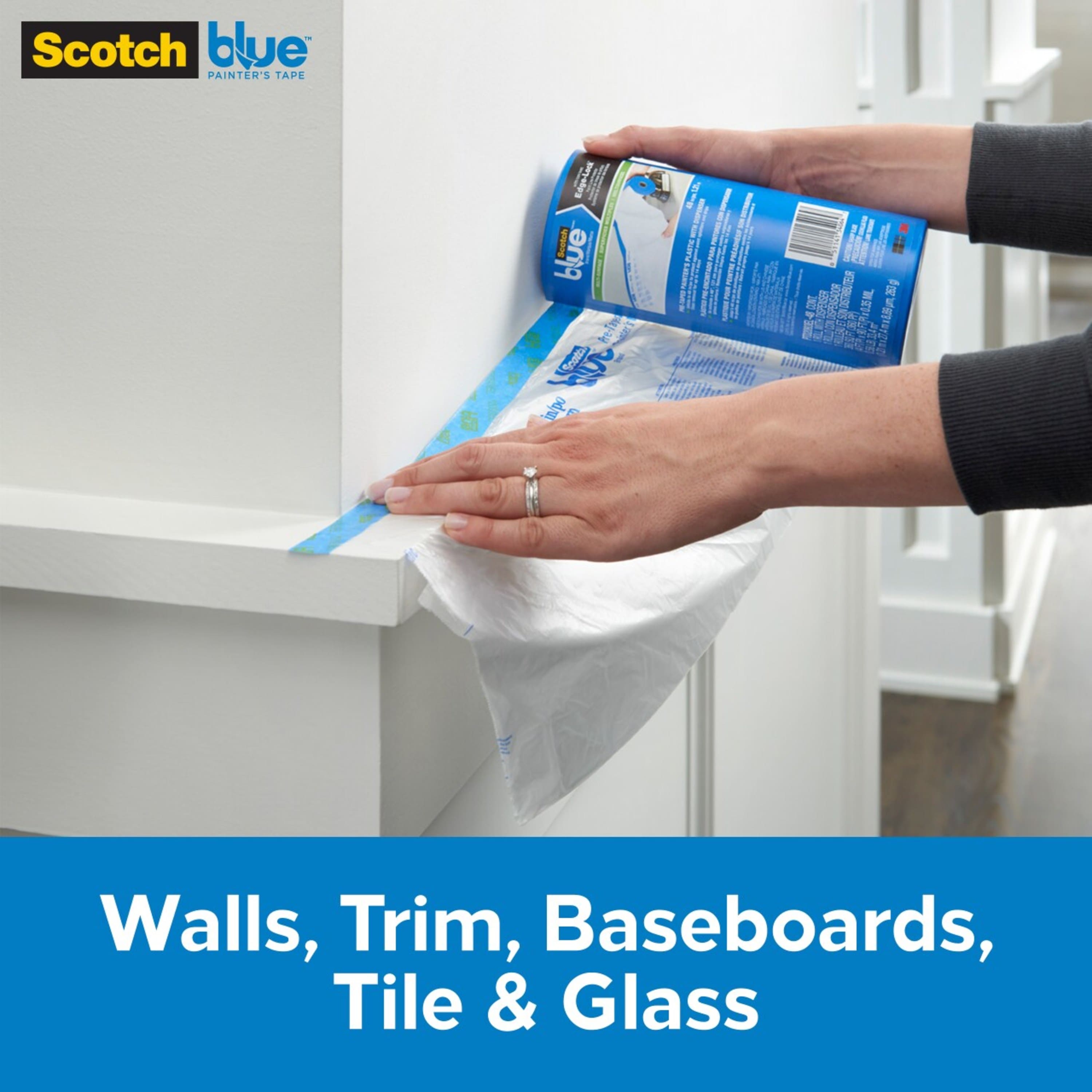ScotchBlue&#x2122; 24&#x22; x 90ft. Painter&#x27;s Tape &#x26; Plastic with Dispenser