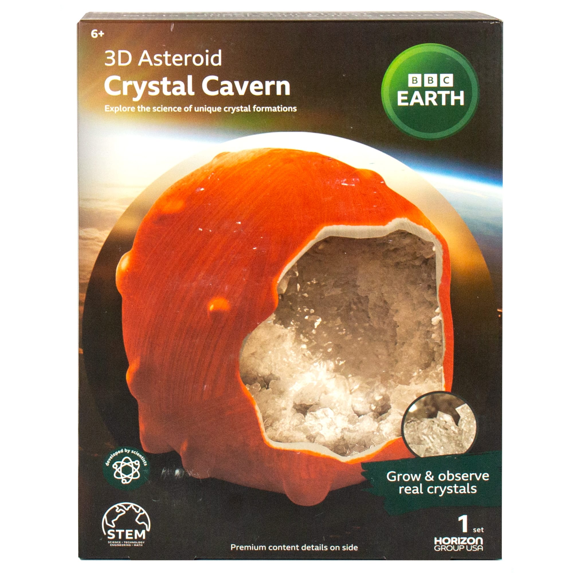 BBC Earth 3D Asteroid Crystal Cavern