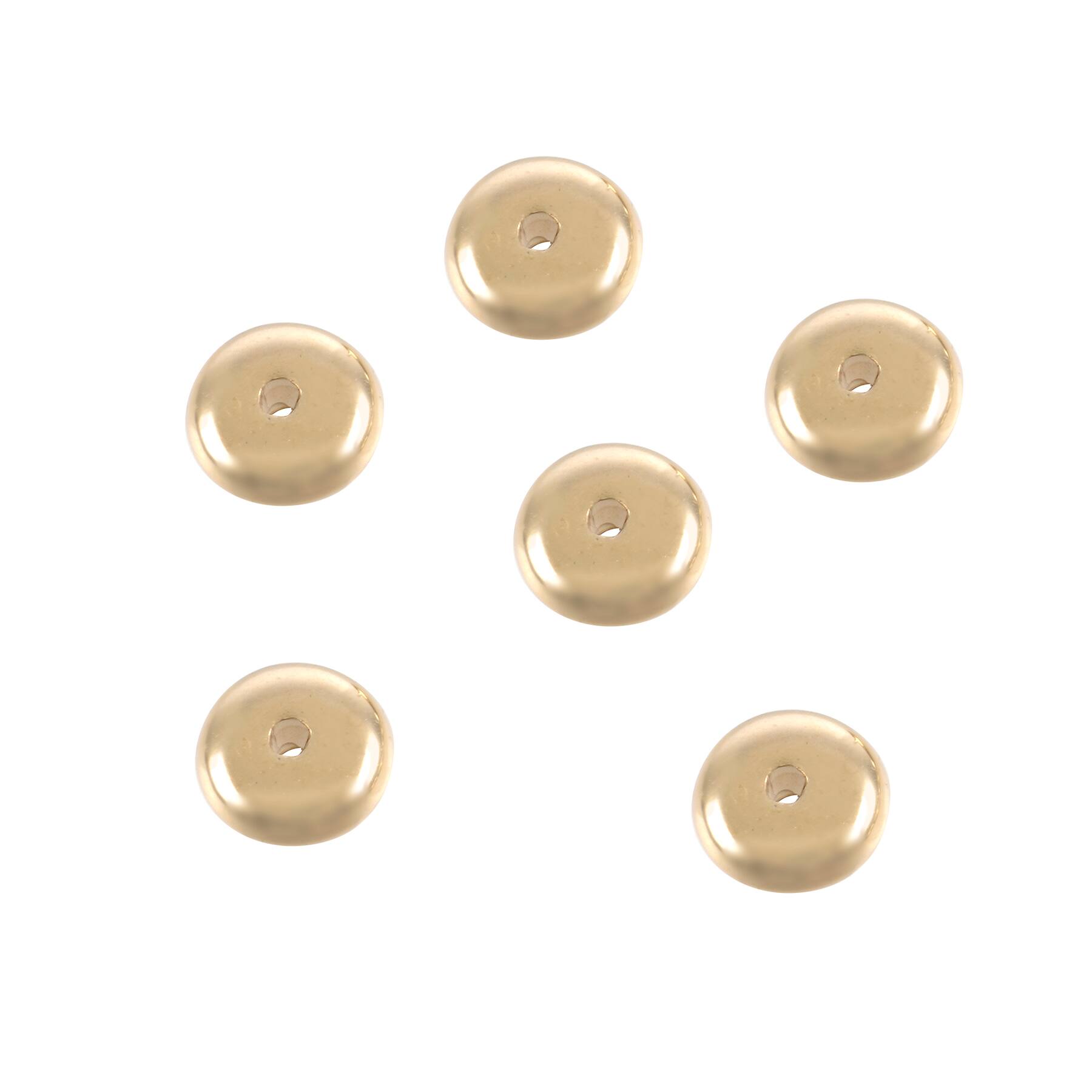 12 Packs: 400 ct. (4,800 total) Gold Heishi CCB Craft Beads, 6mm by Bead Landing™