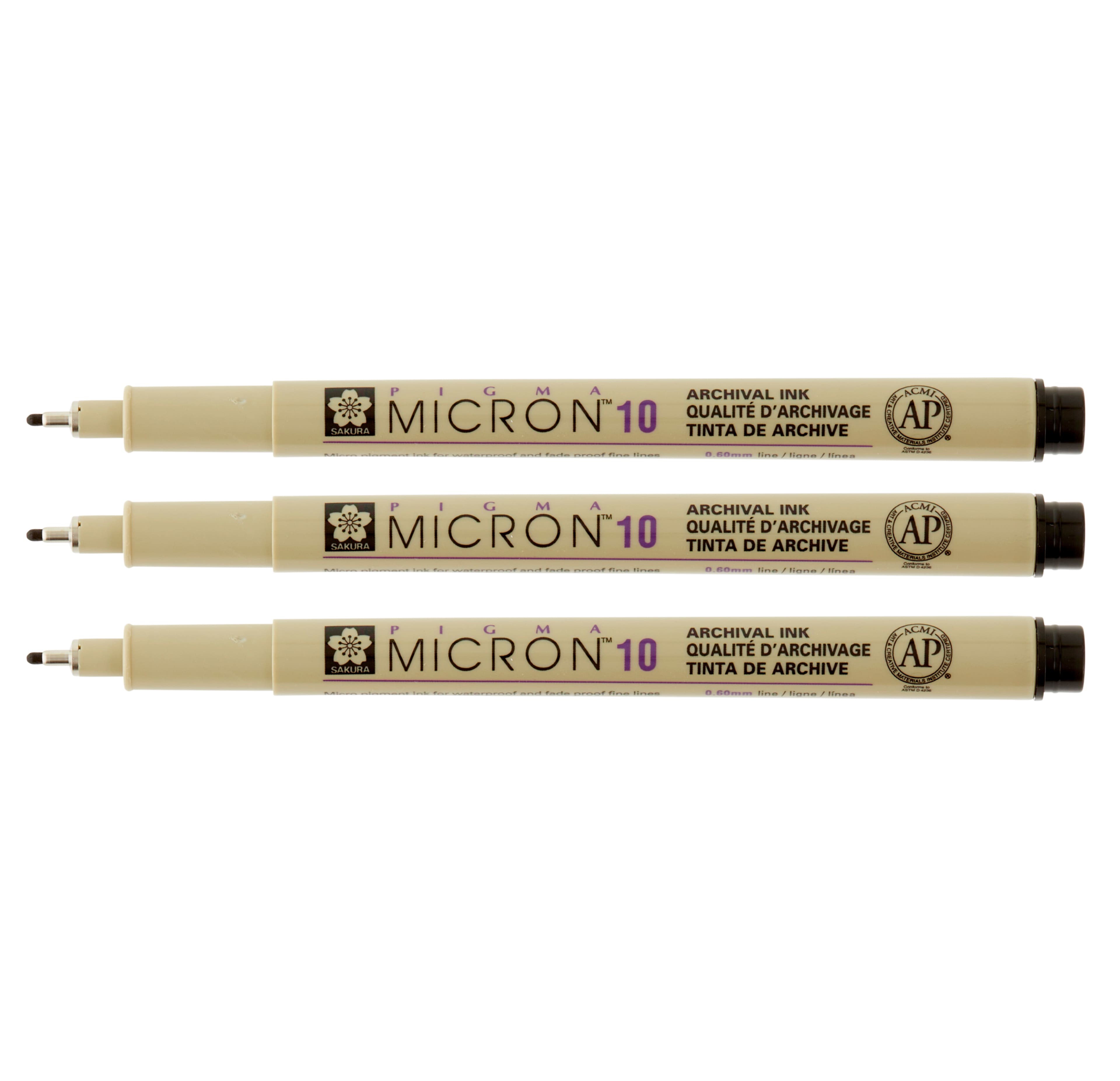 12 Packs: 3 ct. (36 total) Pigma® Micron™ Black Pen Set